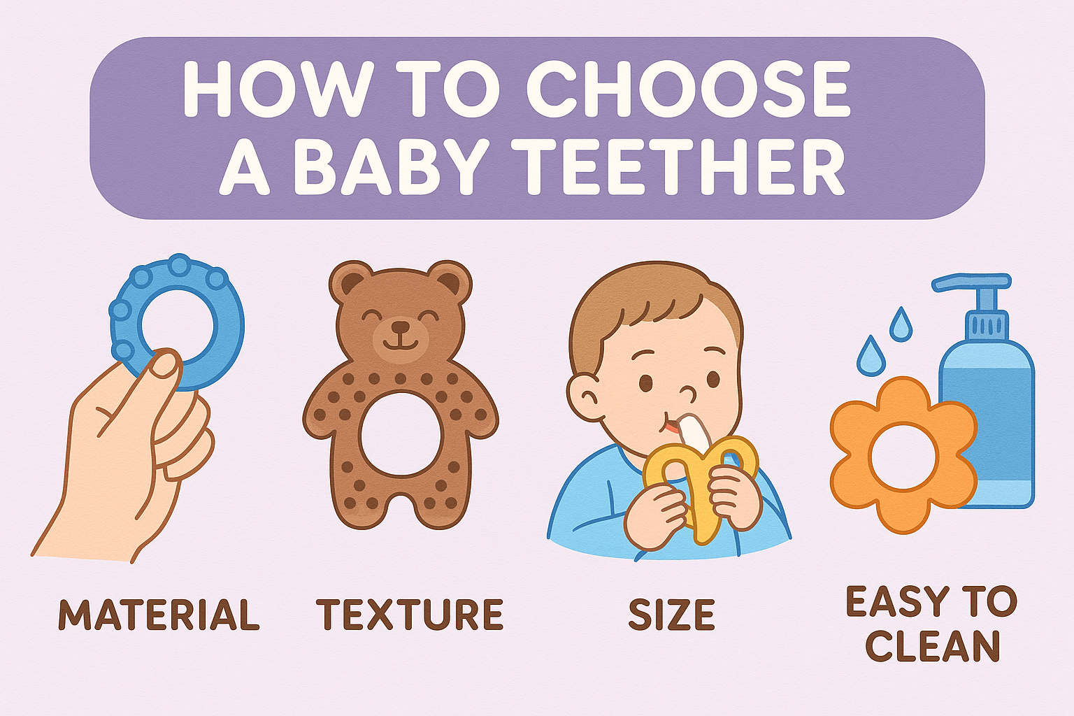 How to Choose a Baby Teether