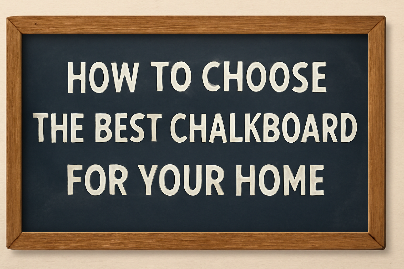 How to Choose the Best Chalkboard for Your Home