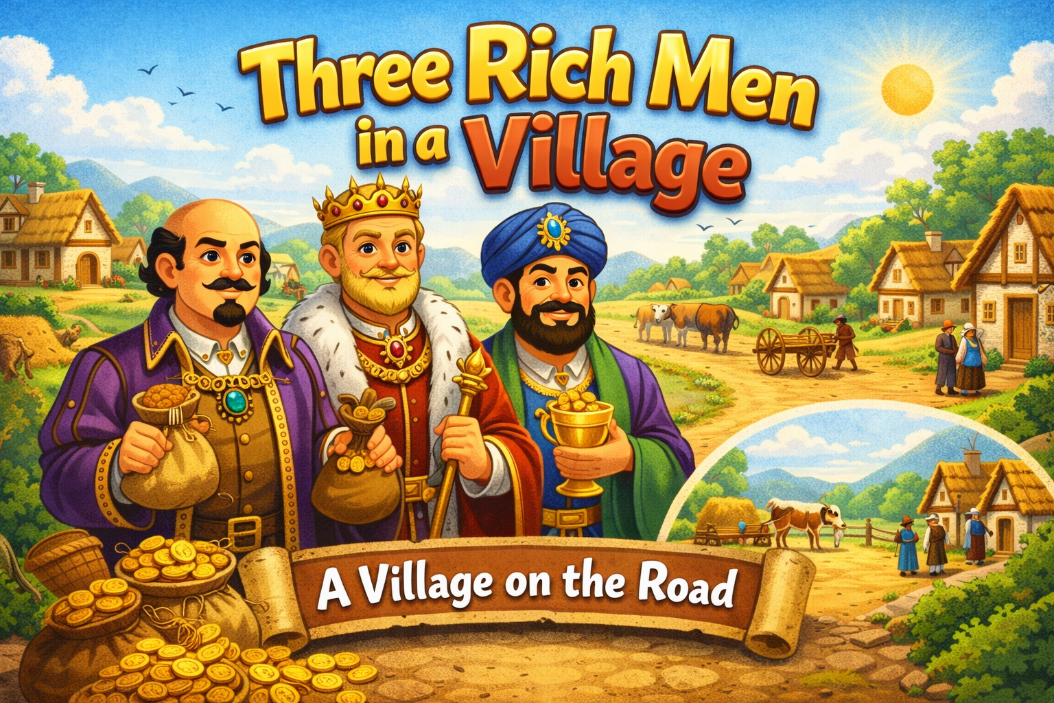 Three Rich Men in a Village: A Village on the Road
