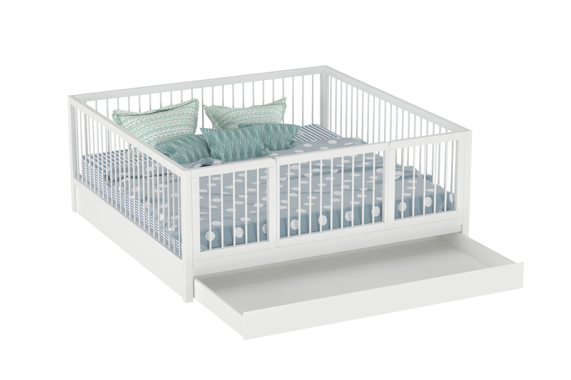 Montessori Toddler Floor Bed S2 with Storage
