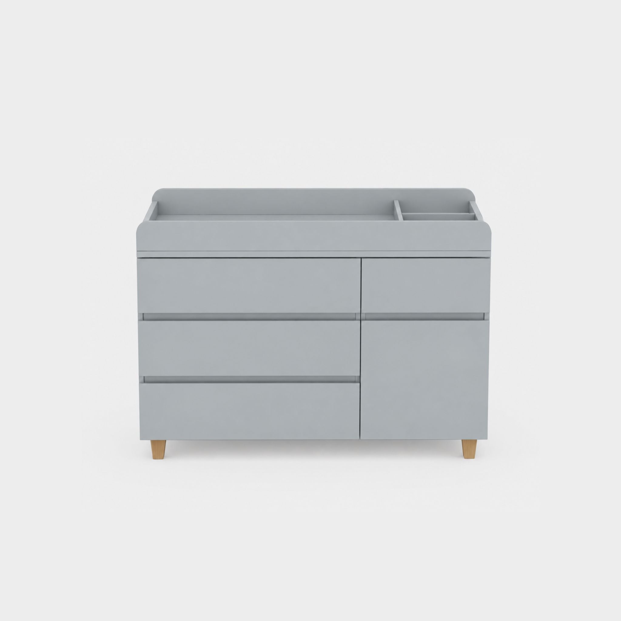 LittleBird Changing Station X4 in Grey with Groove Handle