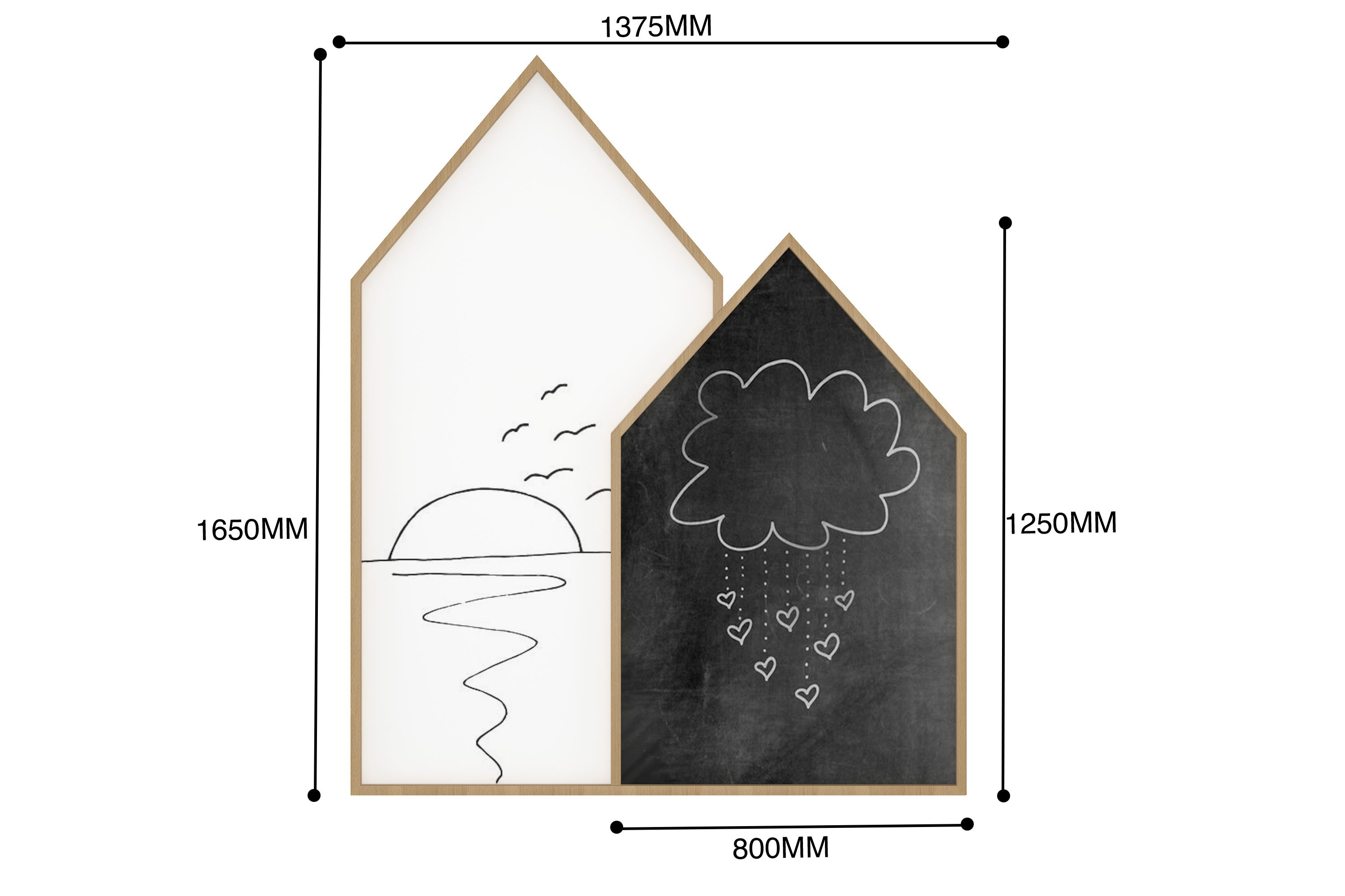 Hut Chalkboard M4