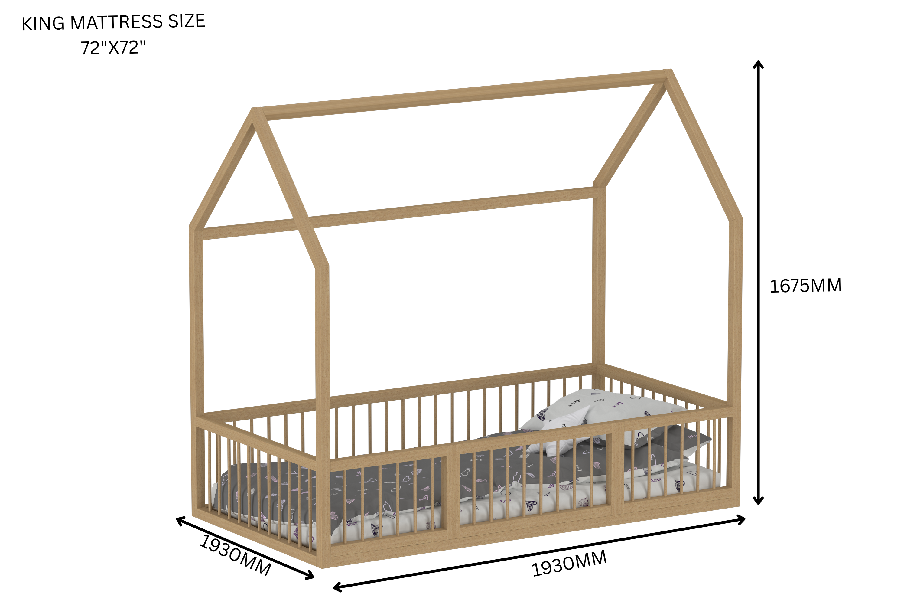 The LittleBird Floor Hut Bed B1