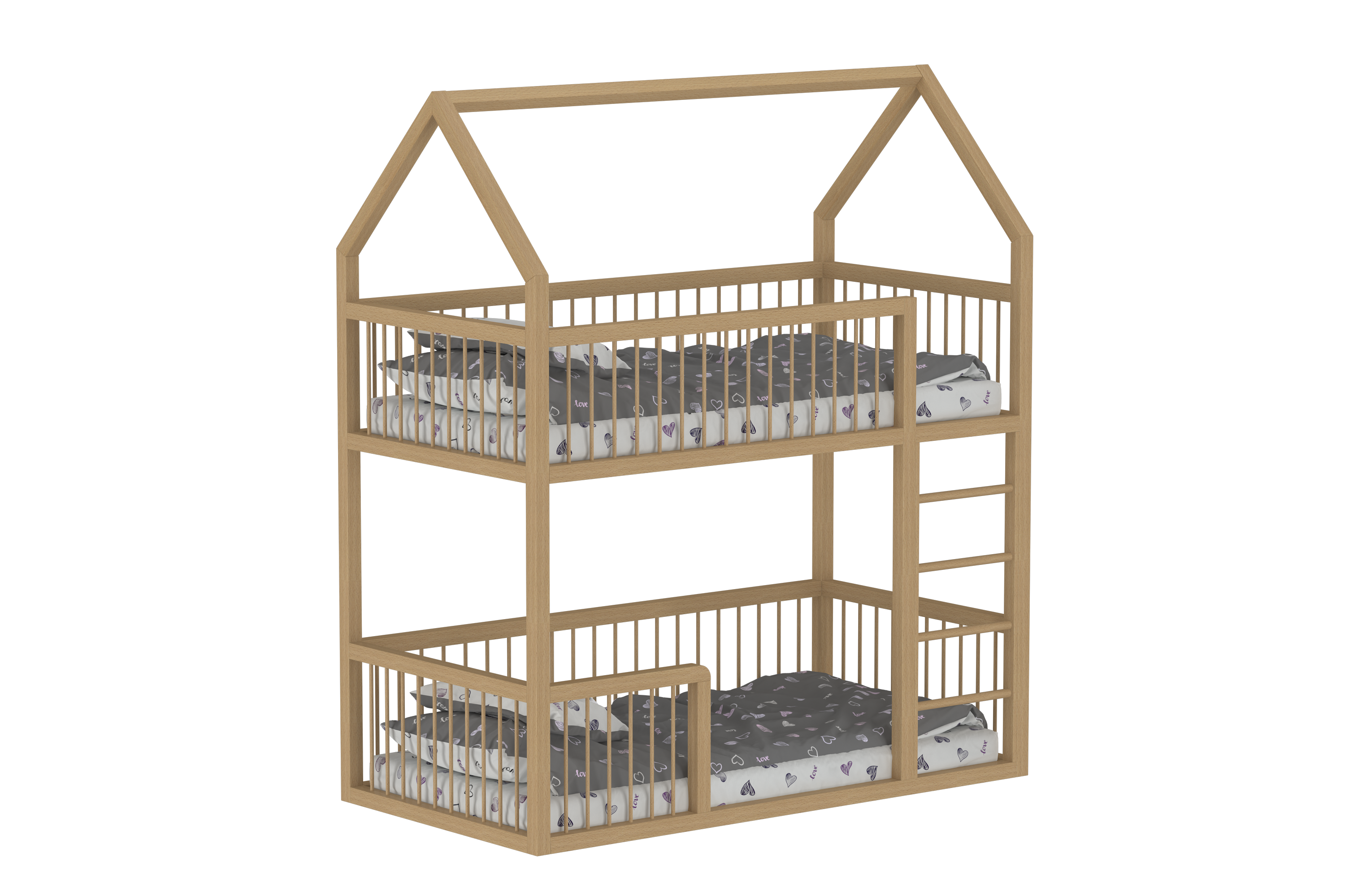 Montessori Styled Hut Bunk Beds