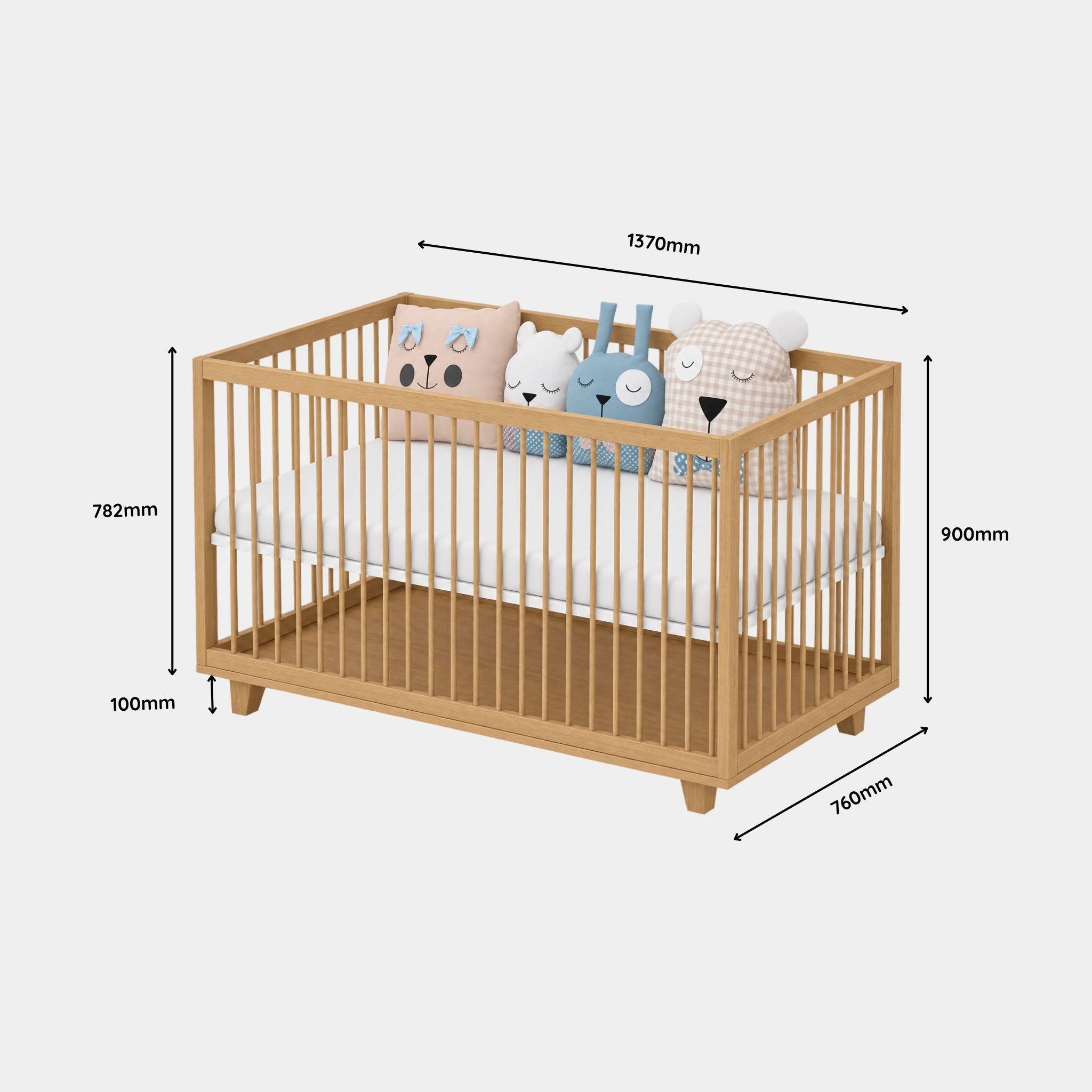 4 In 1 Amour Crib