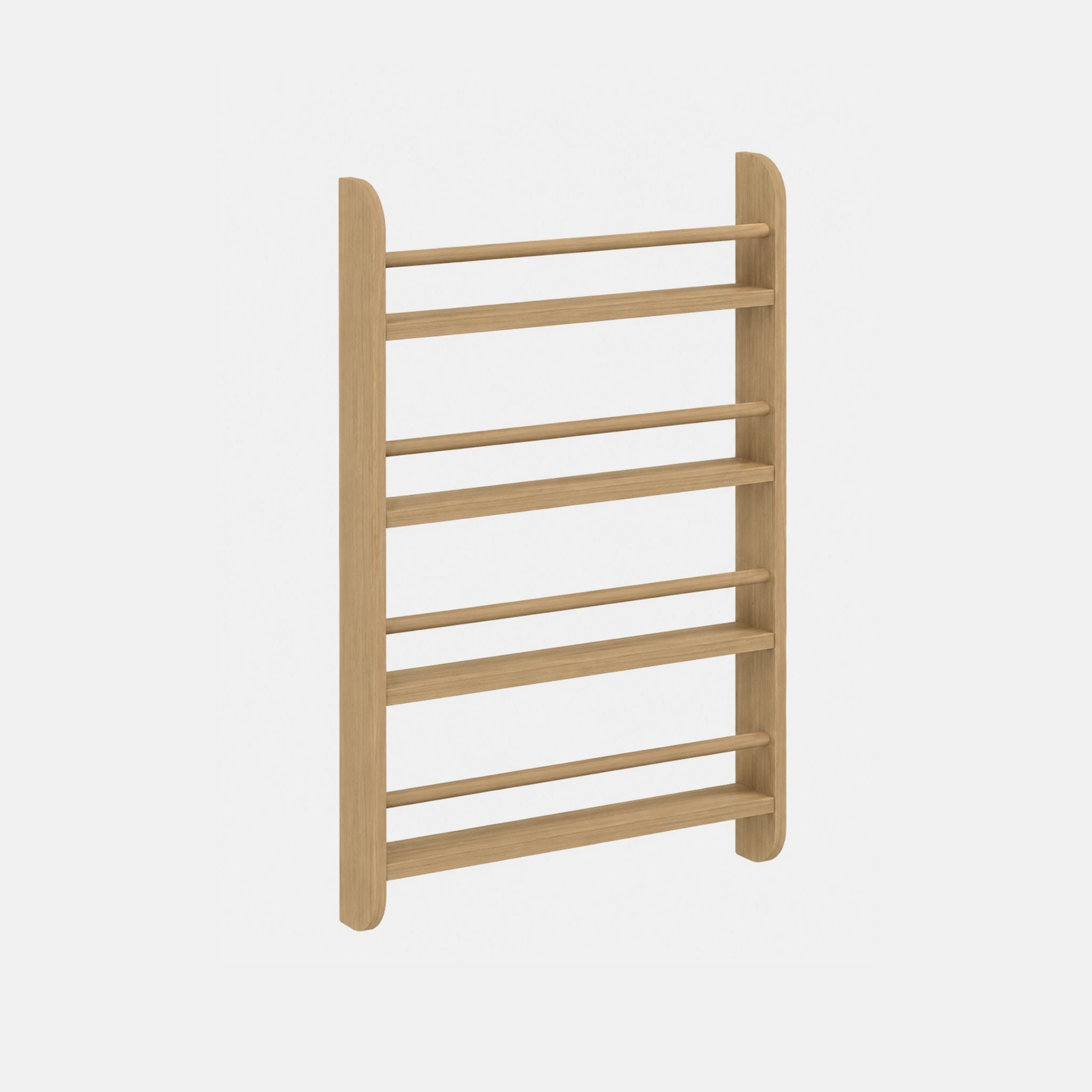 Ledge bookshelf in Oak