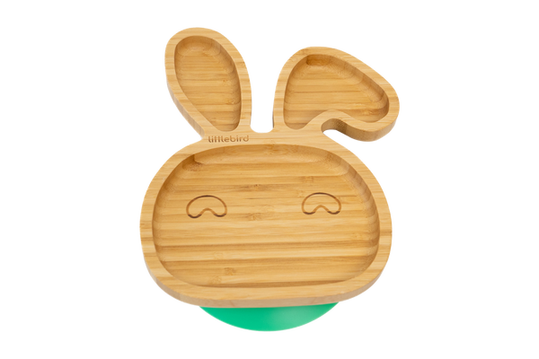 Bunny Life Bamboo Plate