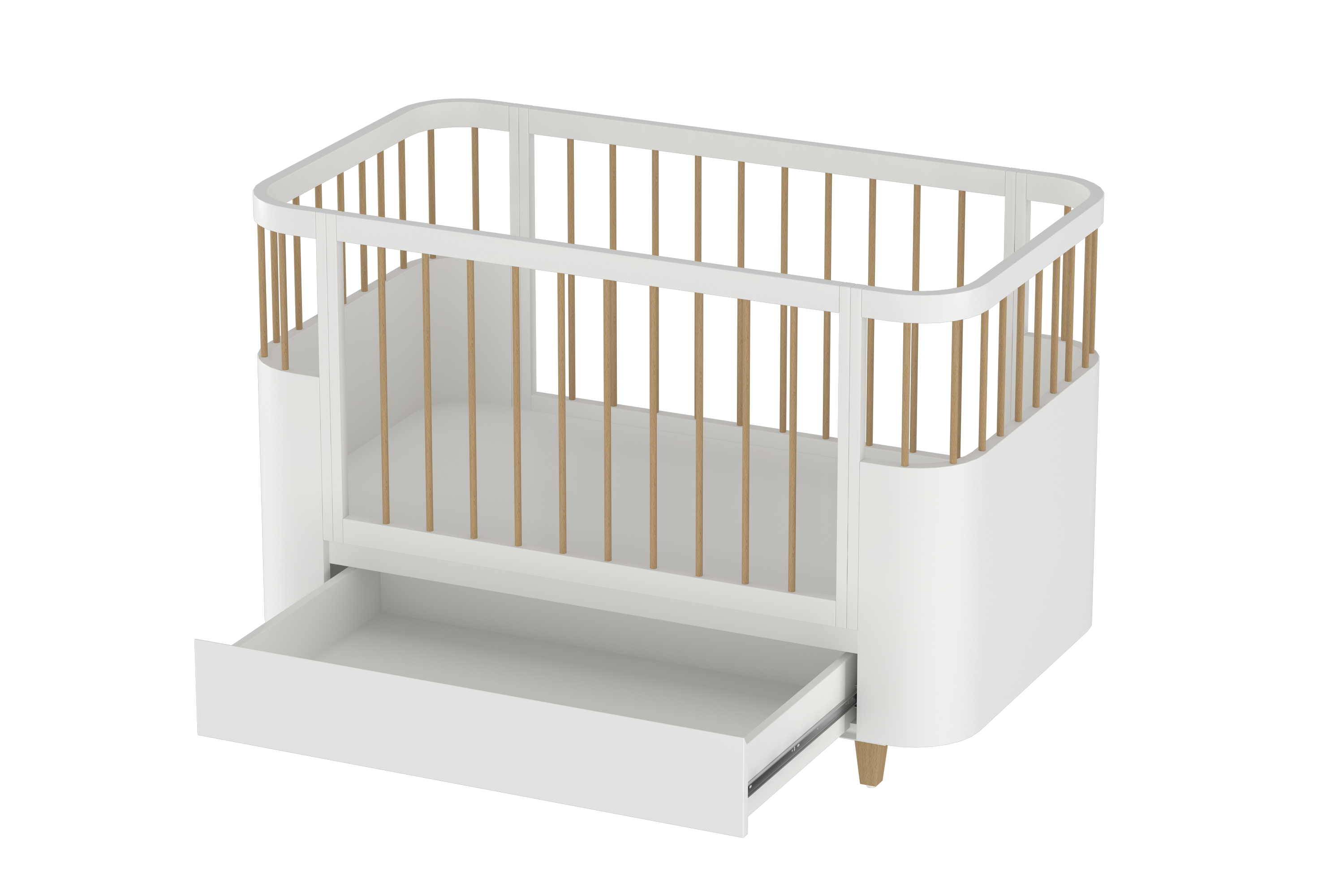 4 in 1 Oasis Crib With Storage