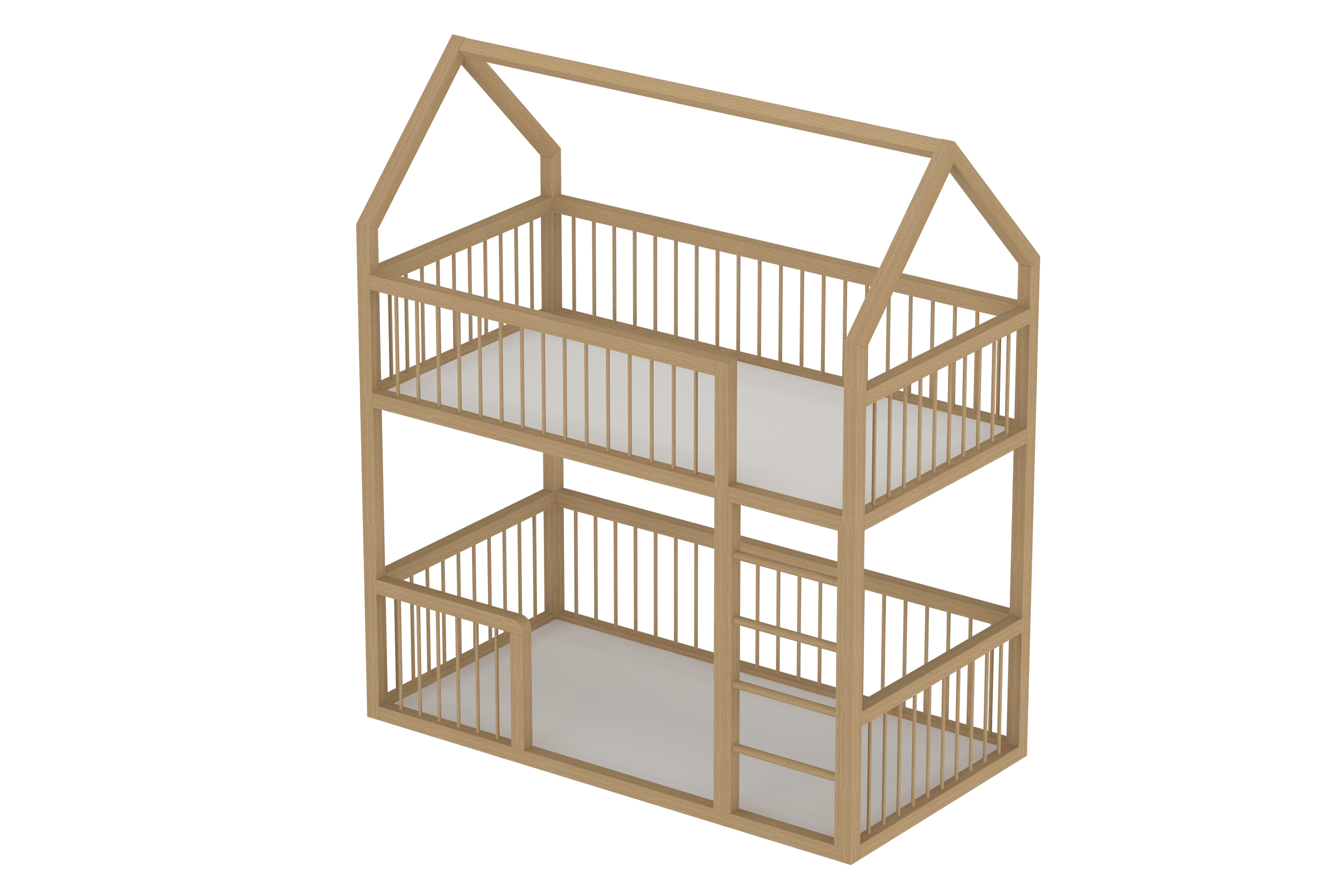 Montessori Styled Hut Bunk Beds