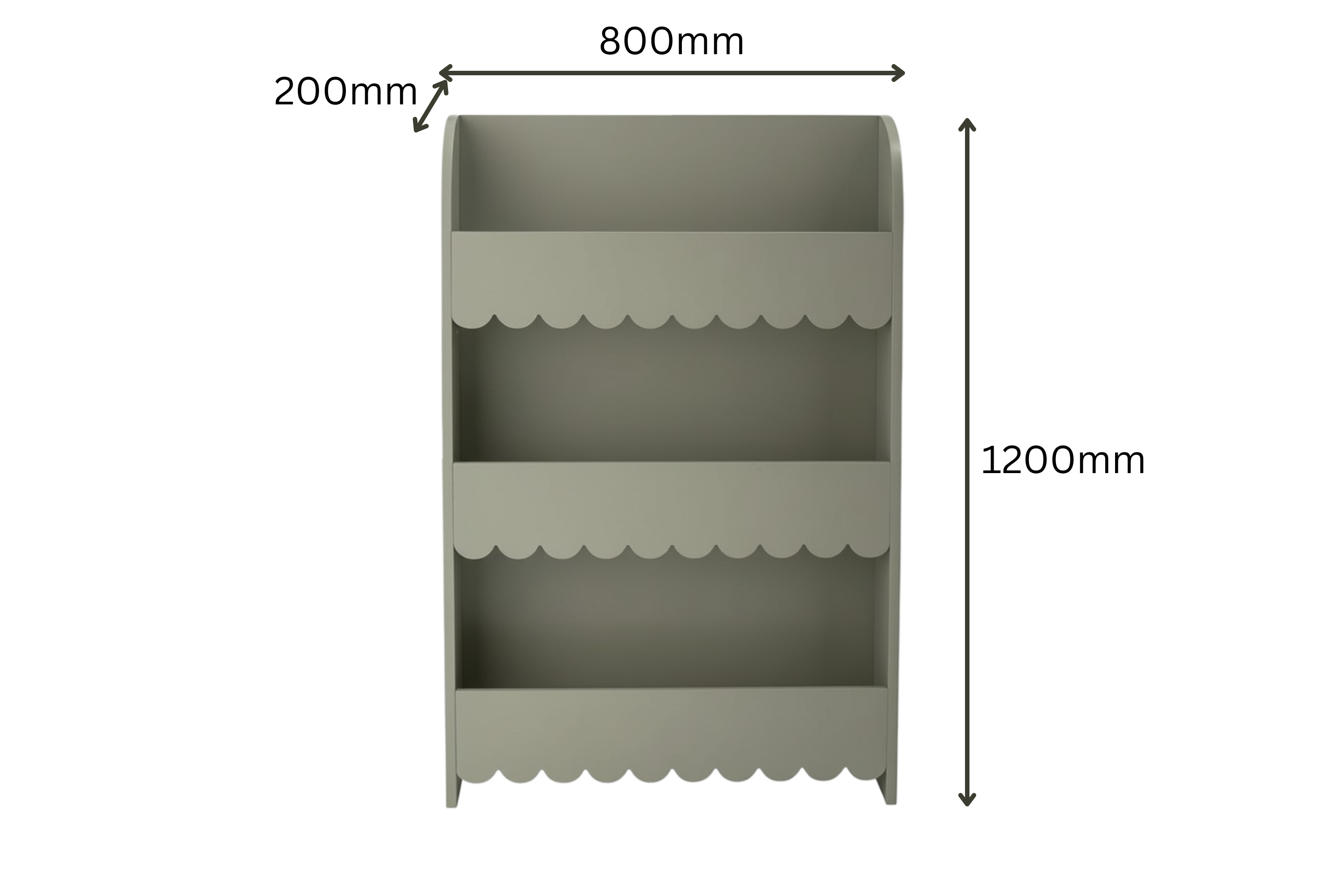 Scallop Bookshelf