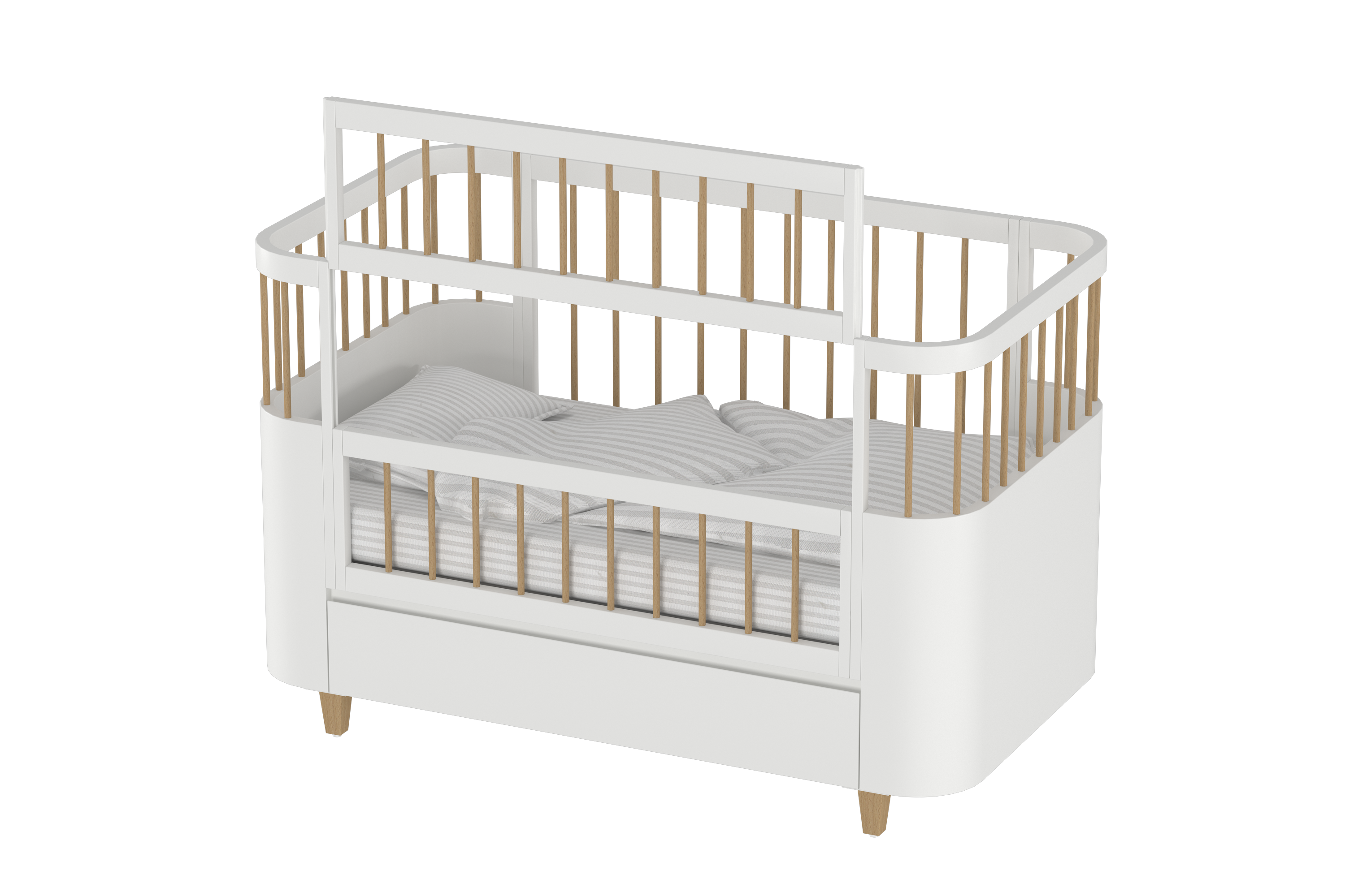 5 In 1 Oasis Co-Sleeping Crib With Storage