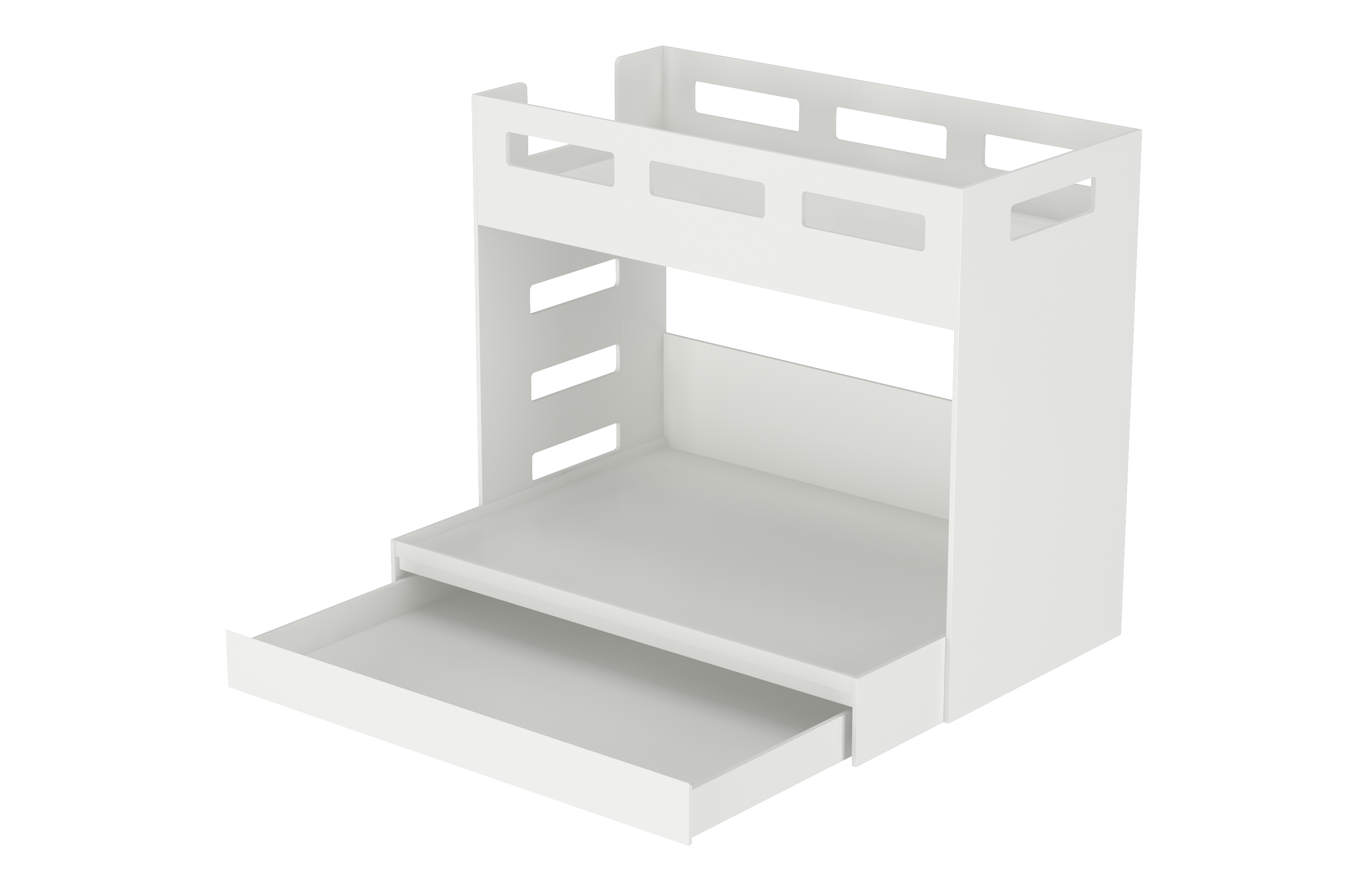 Delight Queen- Single Bunk Bed with Trundle Bed