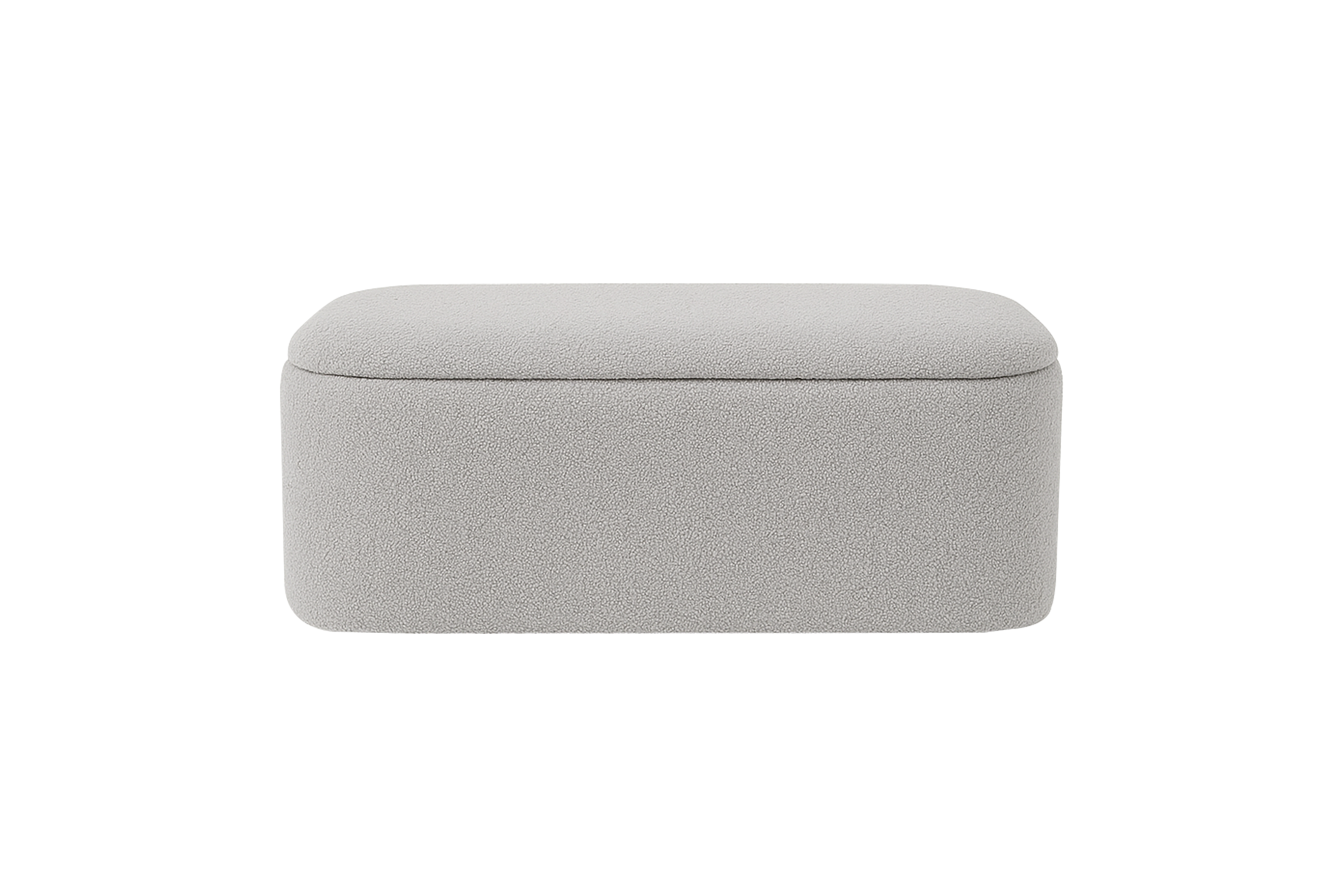 Pebble Bouclé Storage Bench