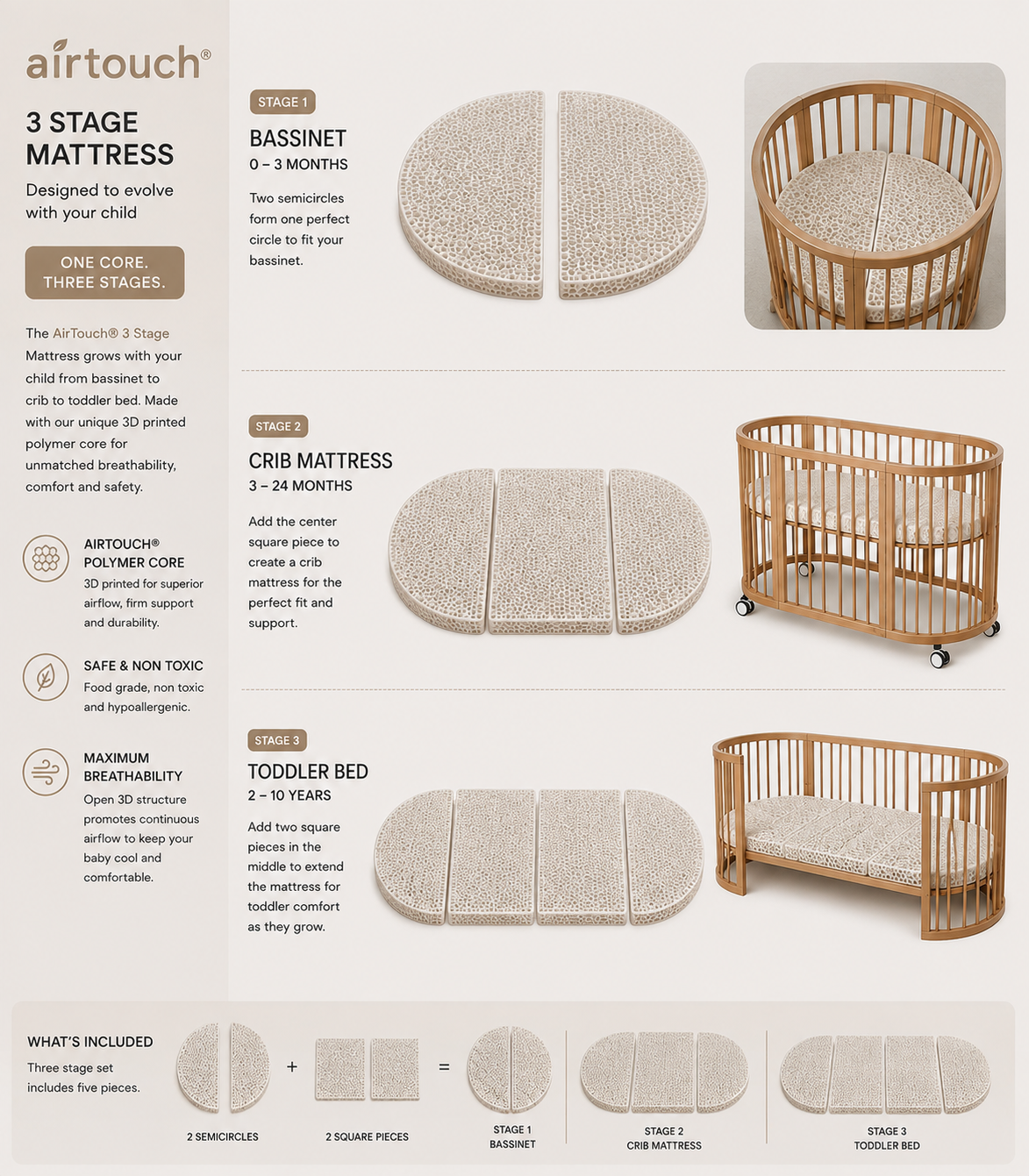 Evolve Airtouch Mattress