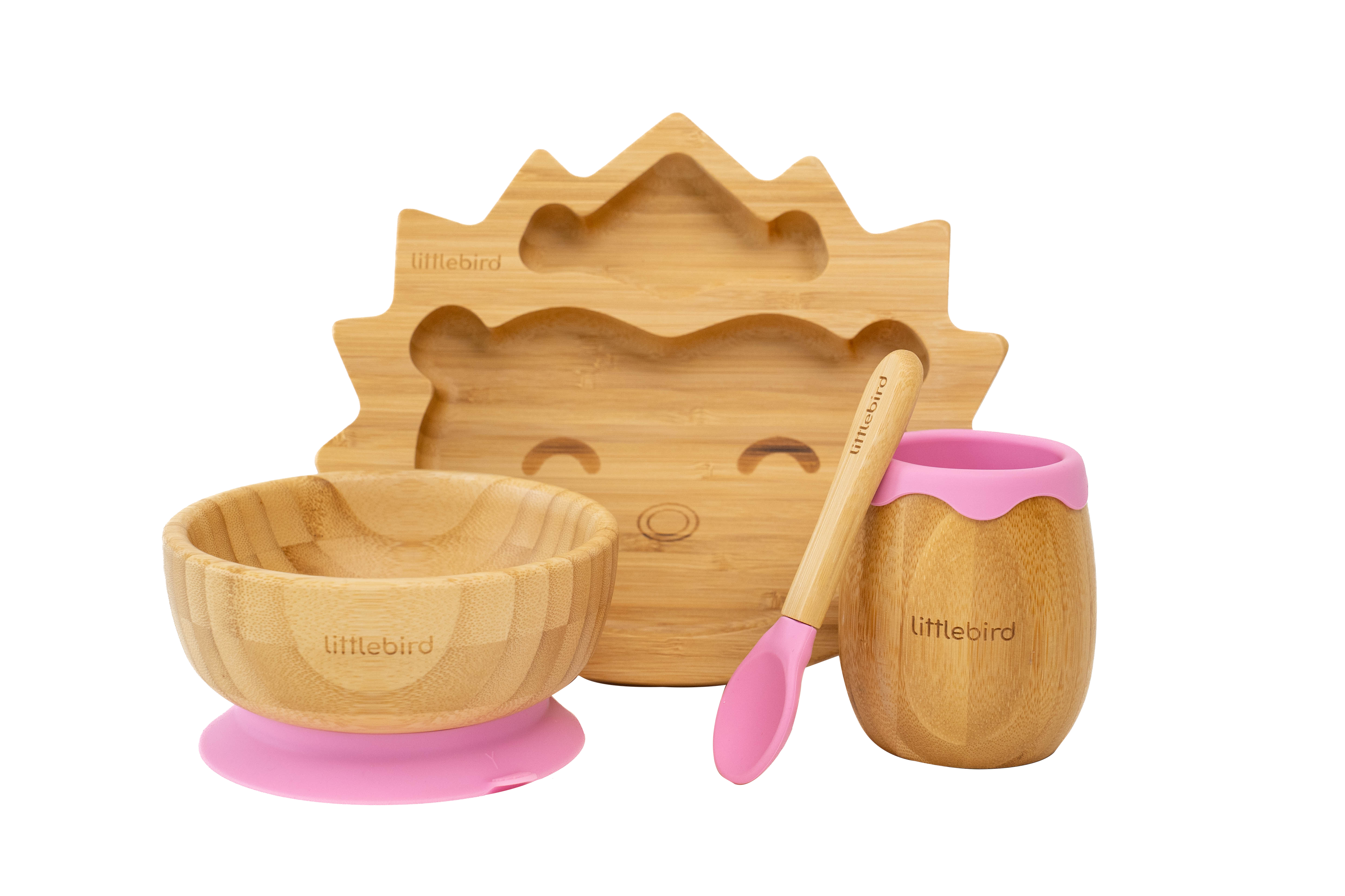 Hedgehog Life Bamboo Feeding Set