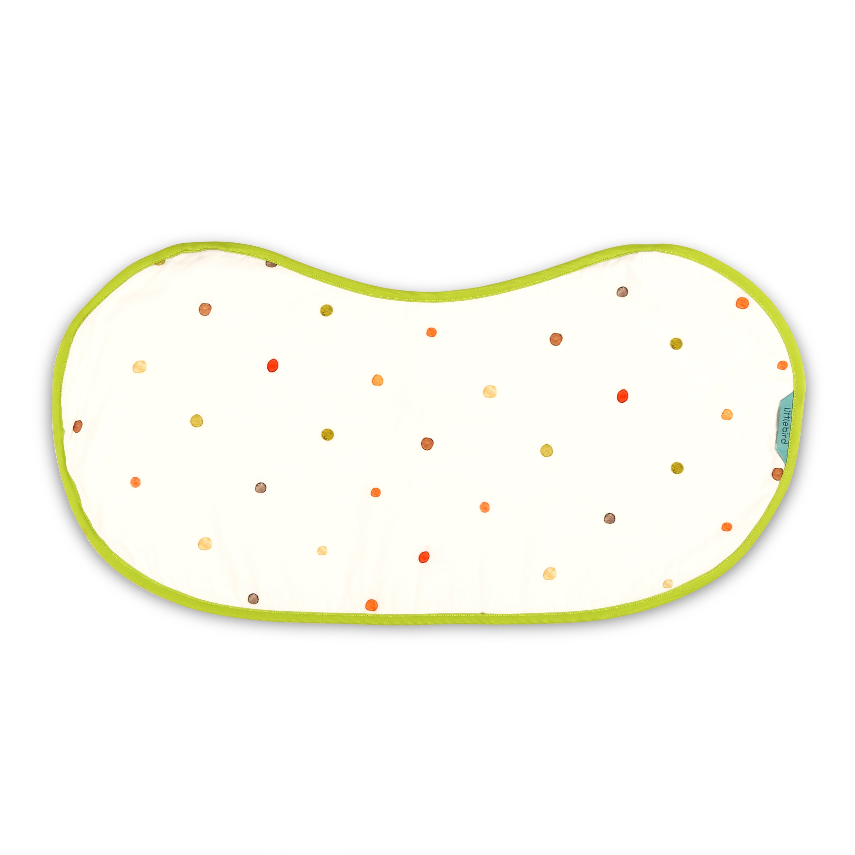 Polka Life- Burping Cloth Bib