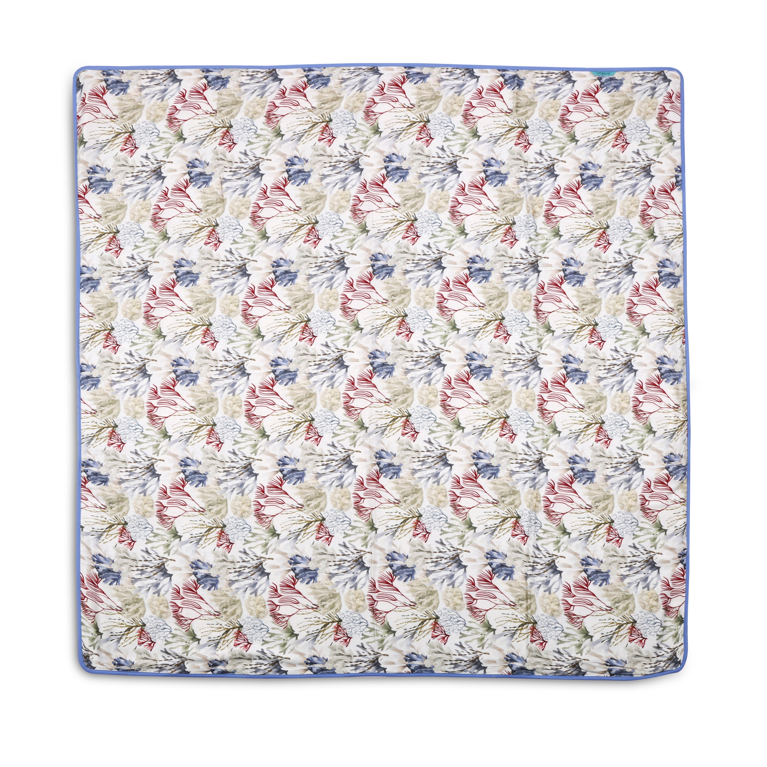 Sea Corals- 4 Layer Bamboo Muslin Blanket