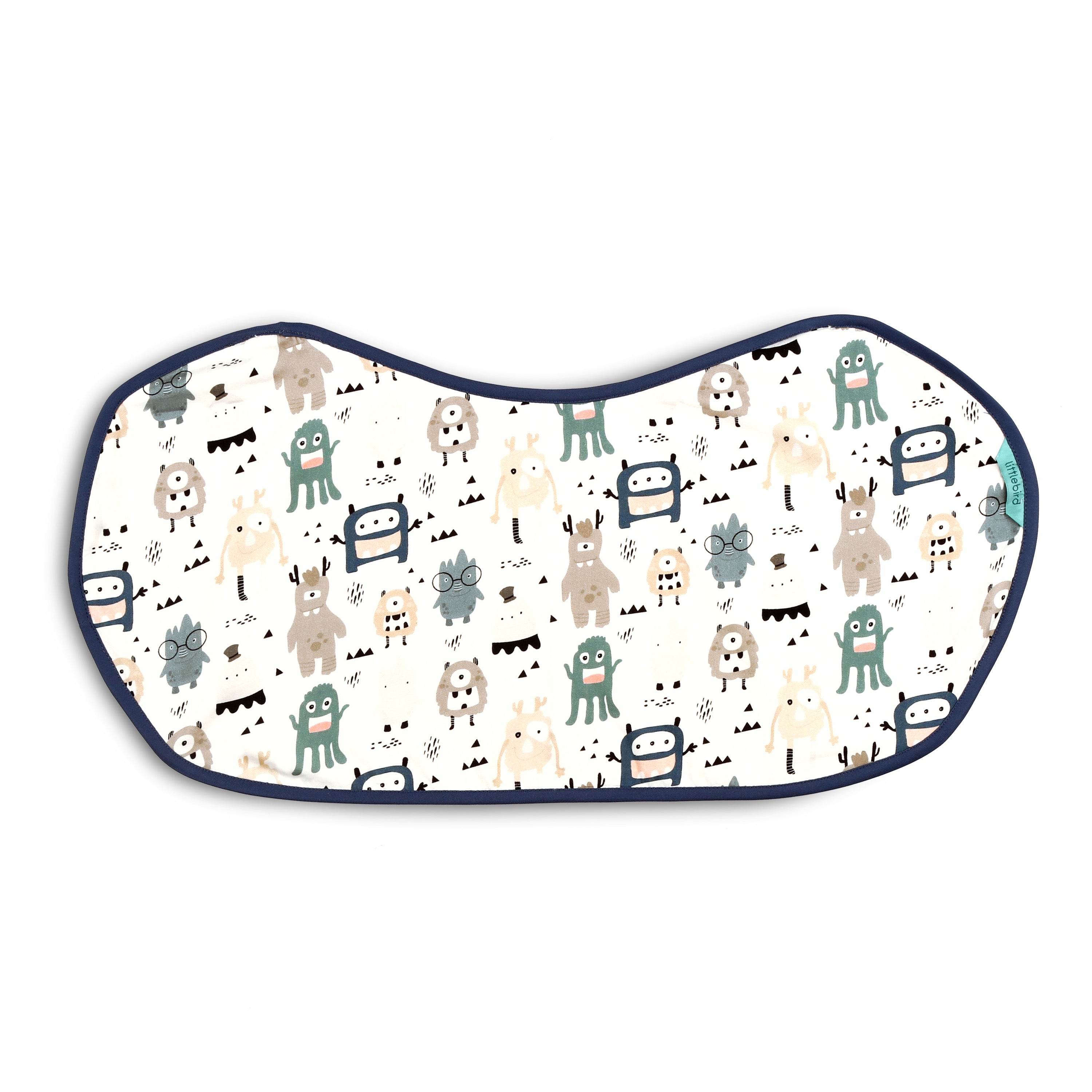Monster Life- Burping Cloth Bib