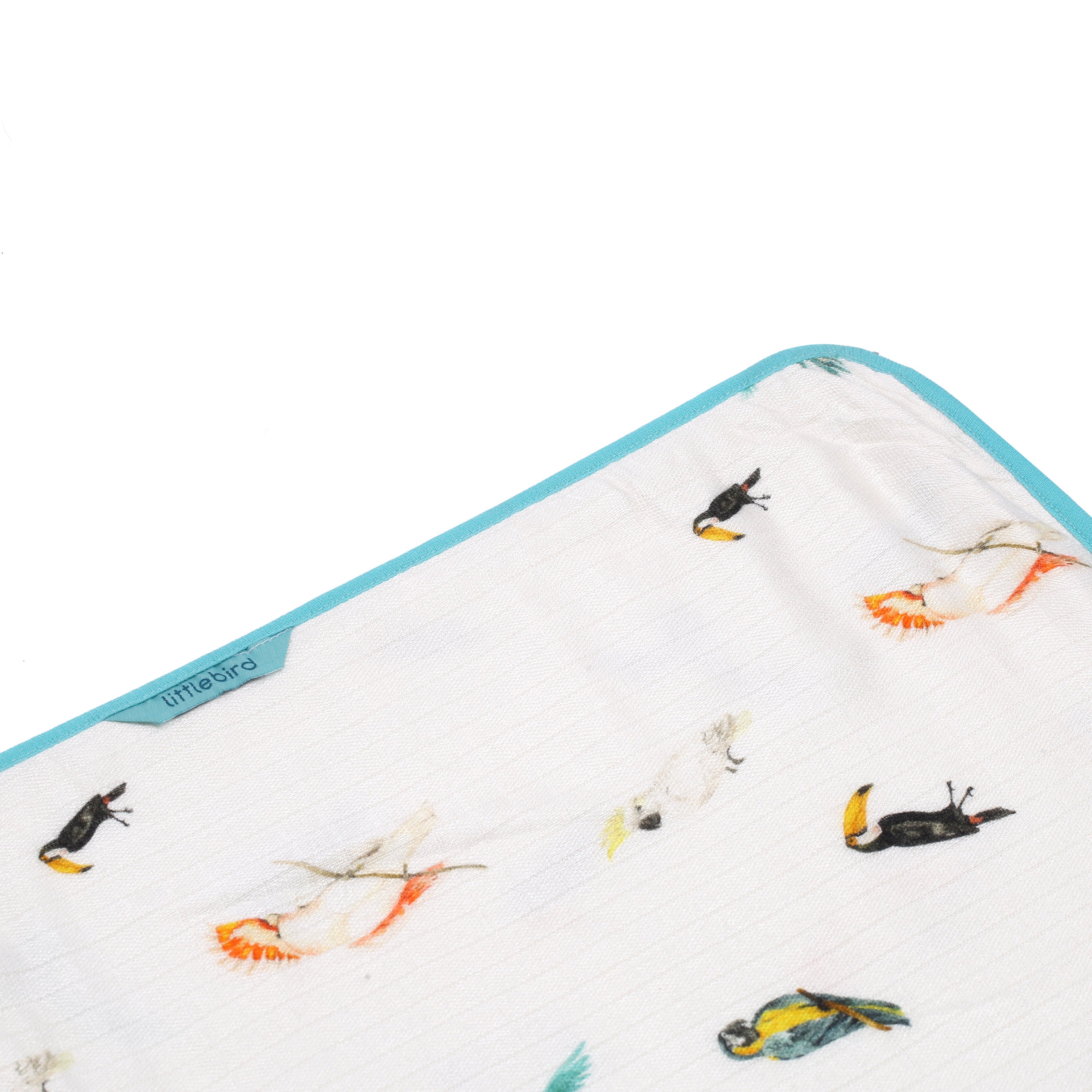 Birds of Paradise- 4 Layer Bamboo Muslin Blankets