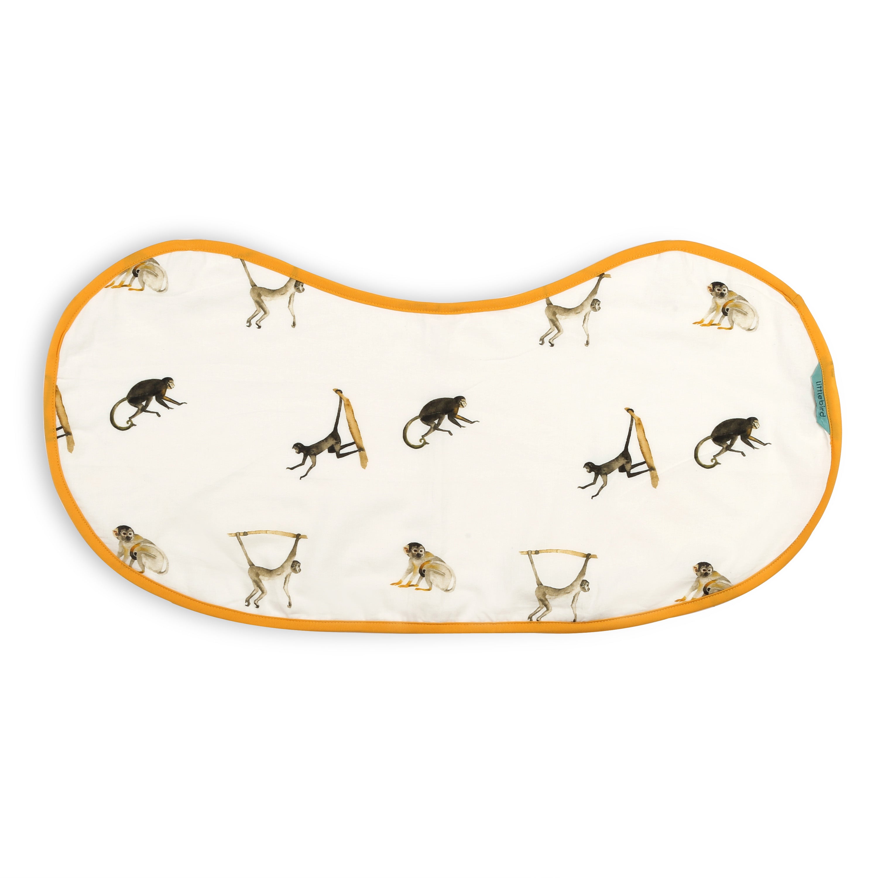 Monkey Life- Burping Cloth Bib