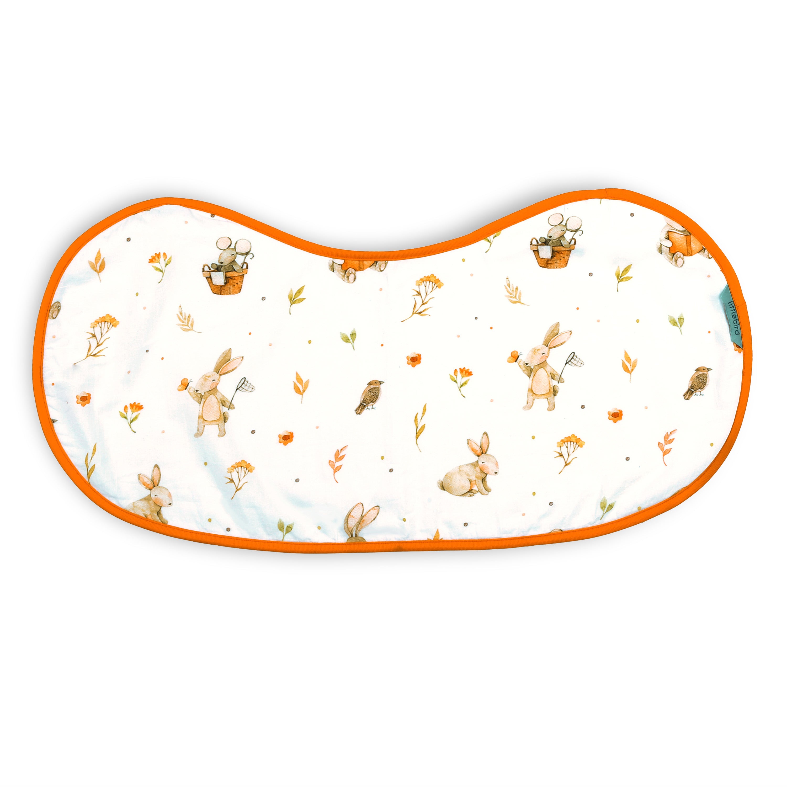 Bunny Life Burping Cloth Bib