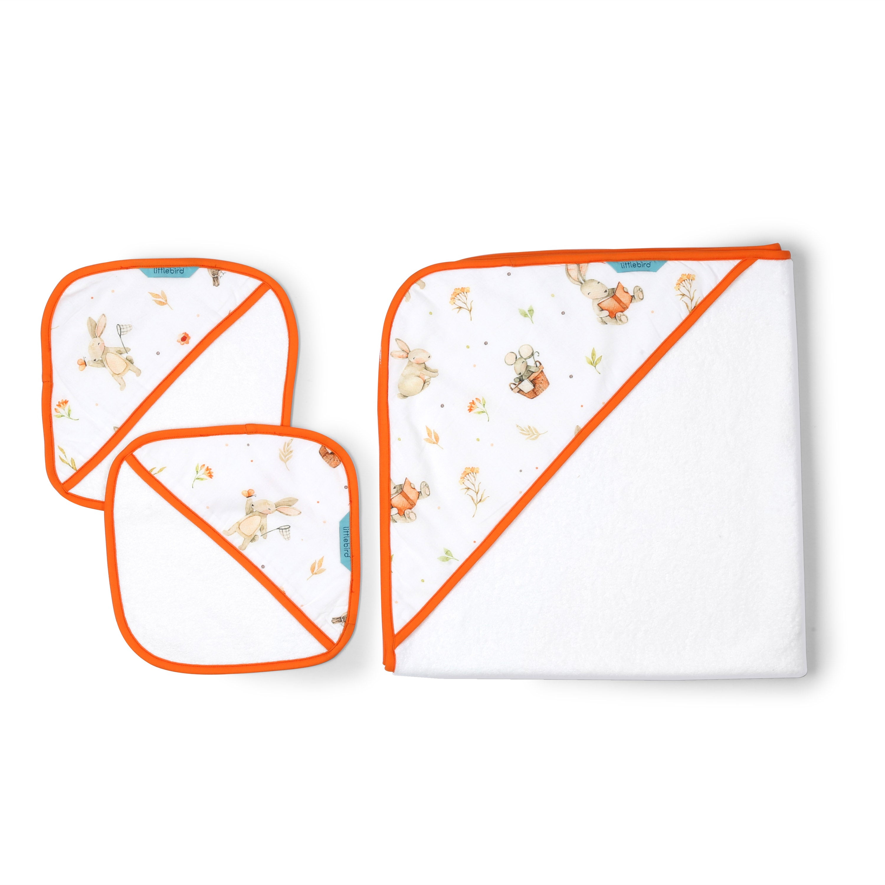 The Bunny Life- Hooded Bamboo Towel Set