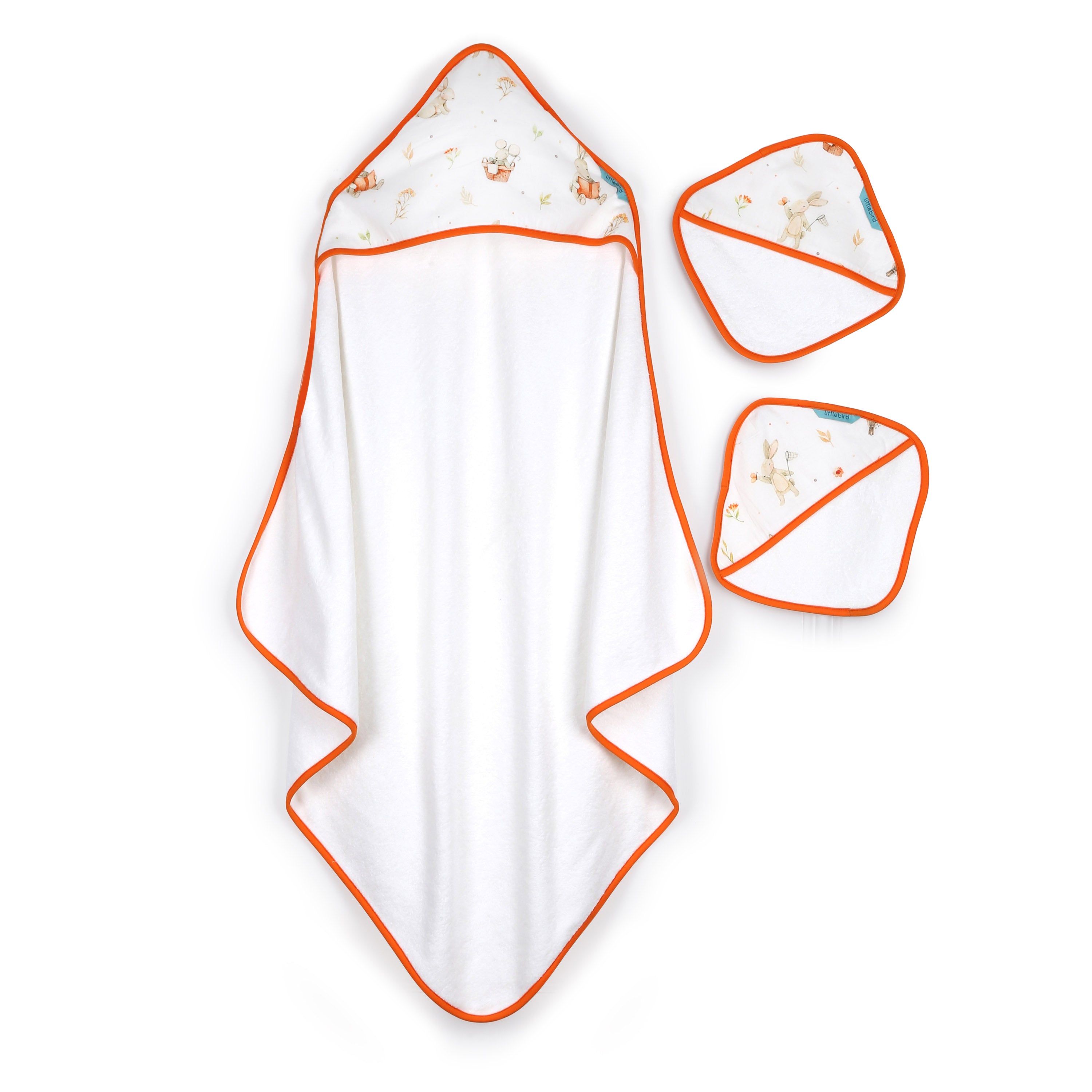 The Bunny Life- Hooded Bamboo Towel Set