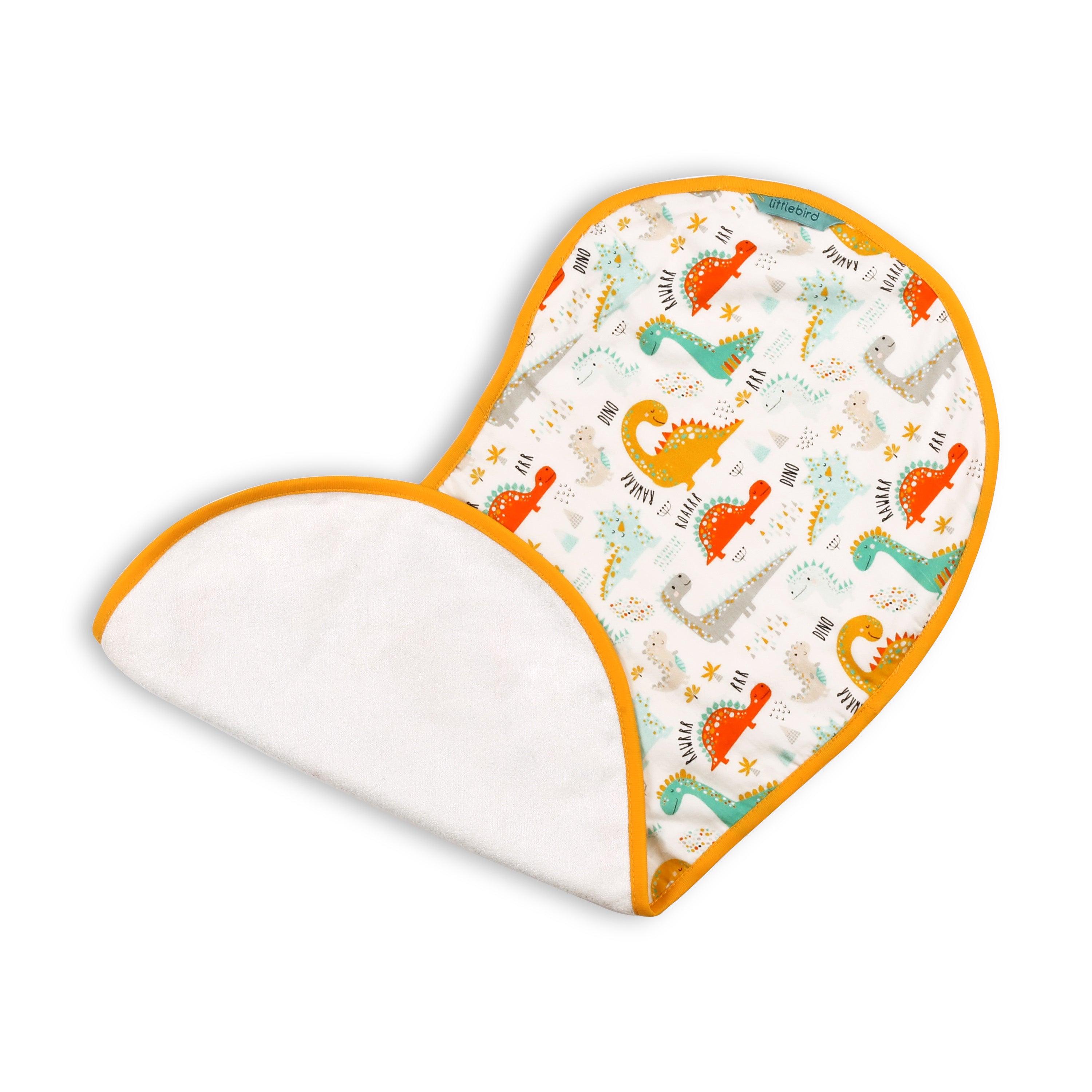Dino Life Burping Cloth Bib