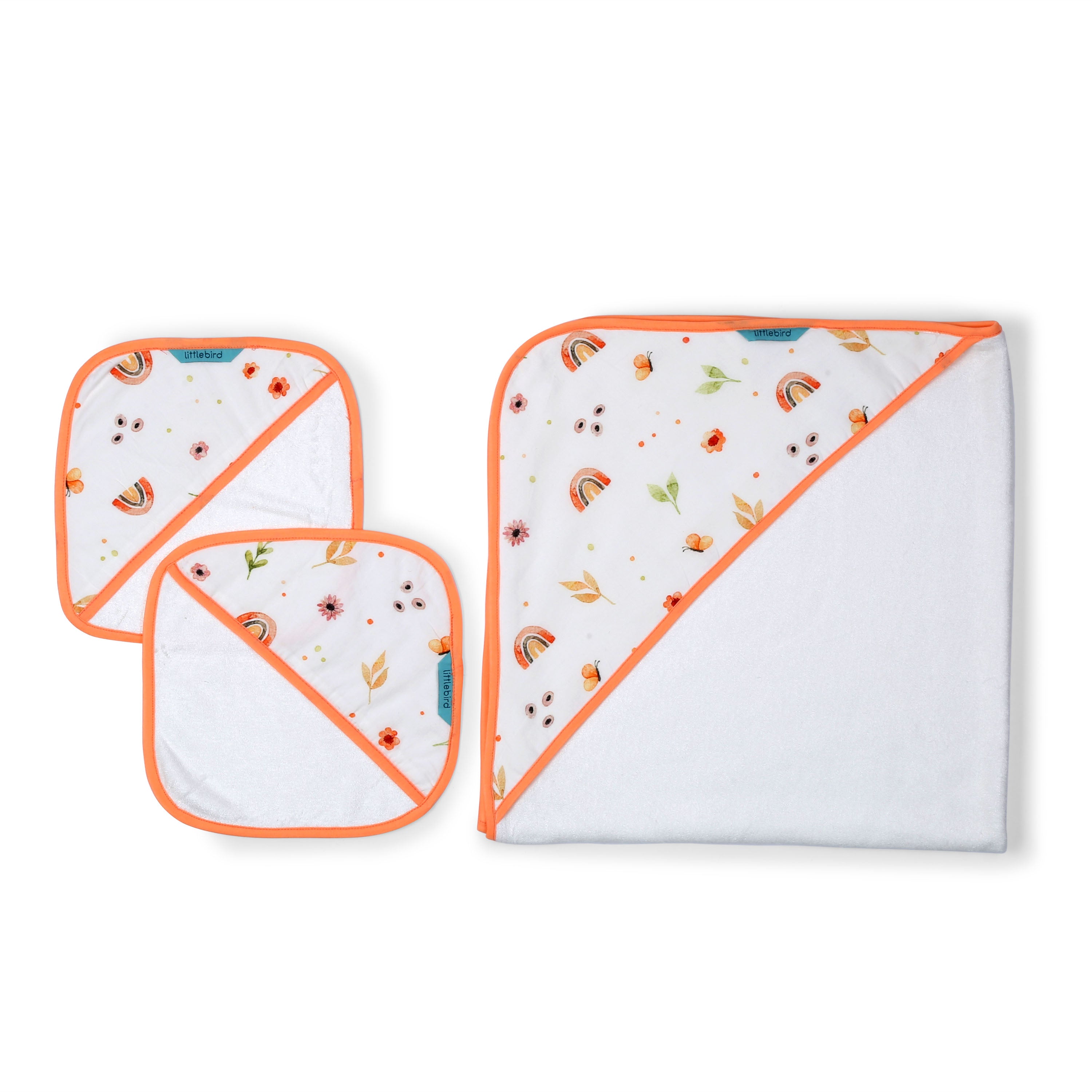 Rainbow Life- Hooded Bamboo Towel Set