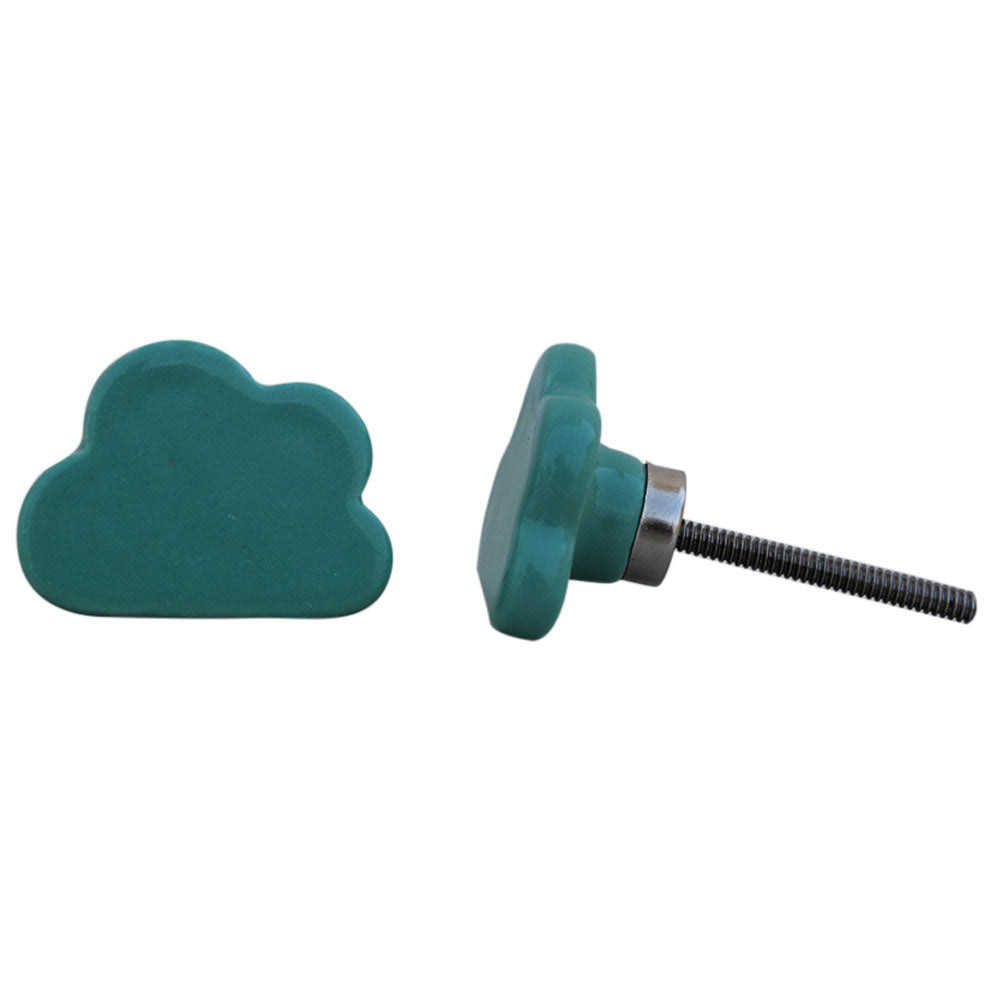Cloud Ceramic Knobs Set of 4
