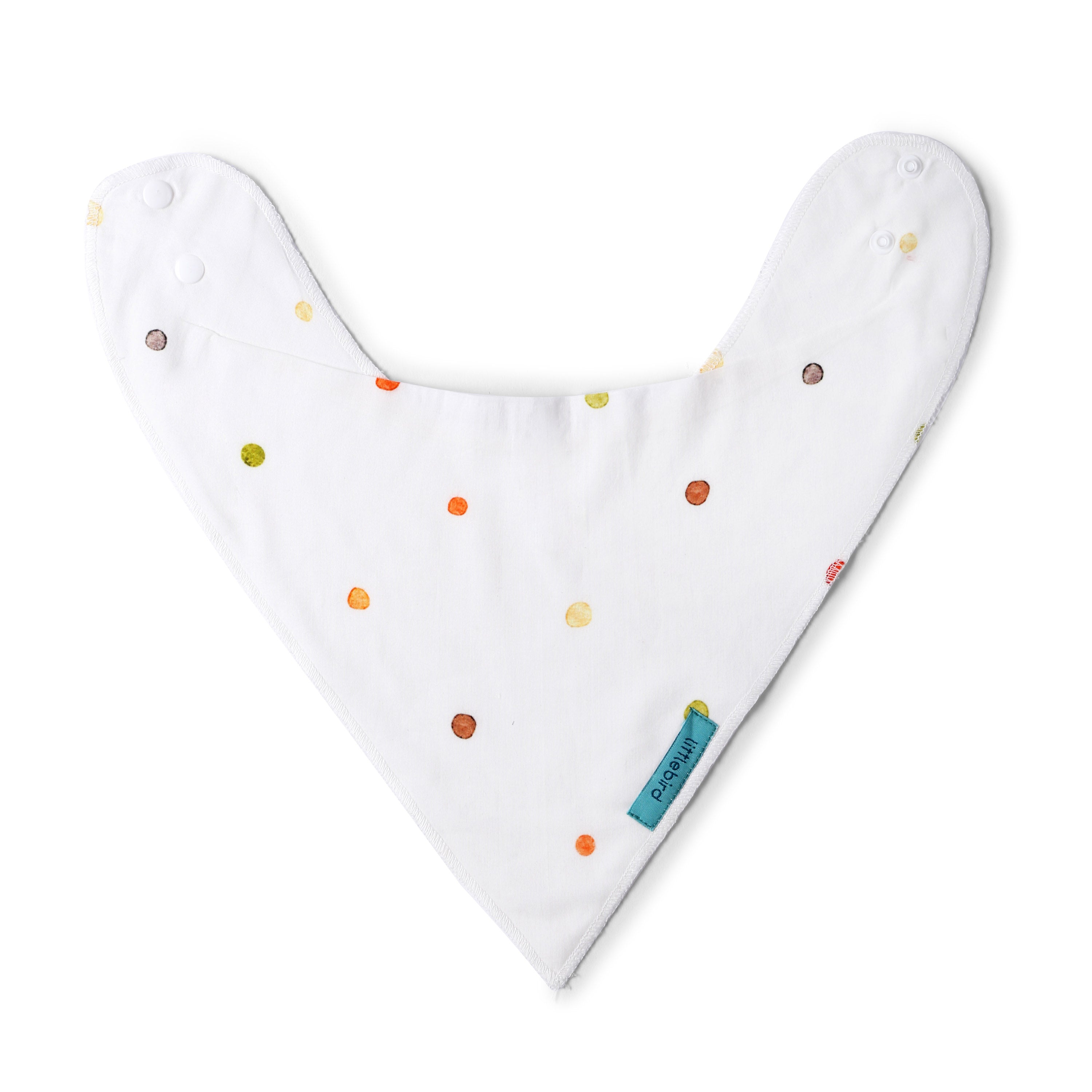 LittleBird Polka Dot Bibs- Pack of 2