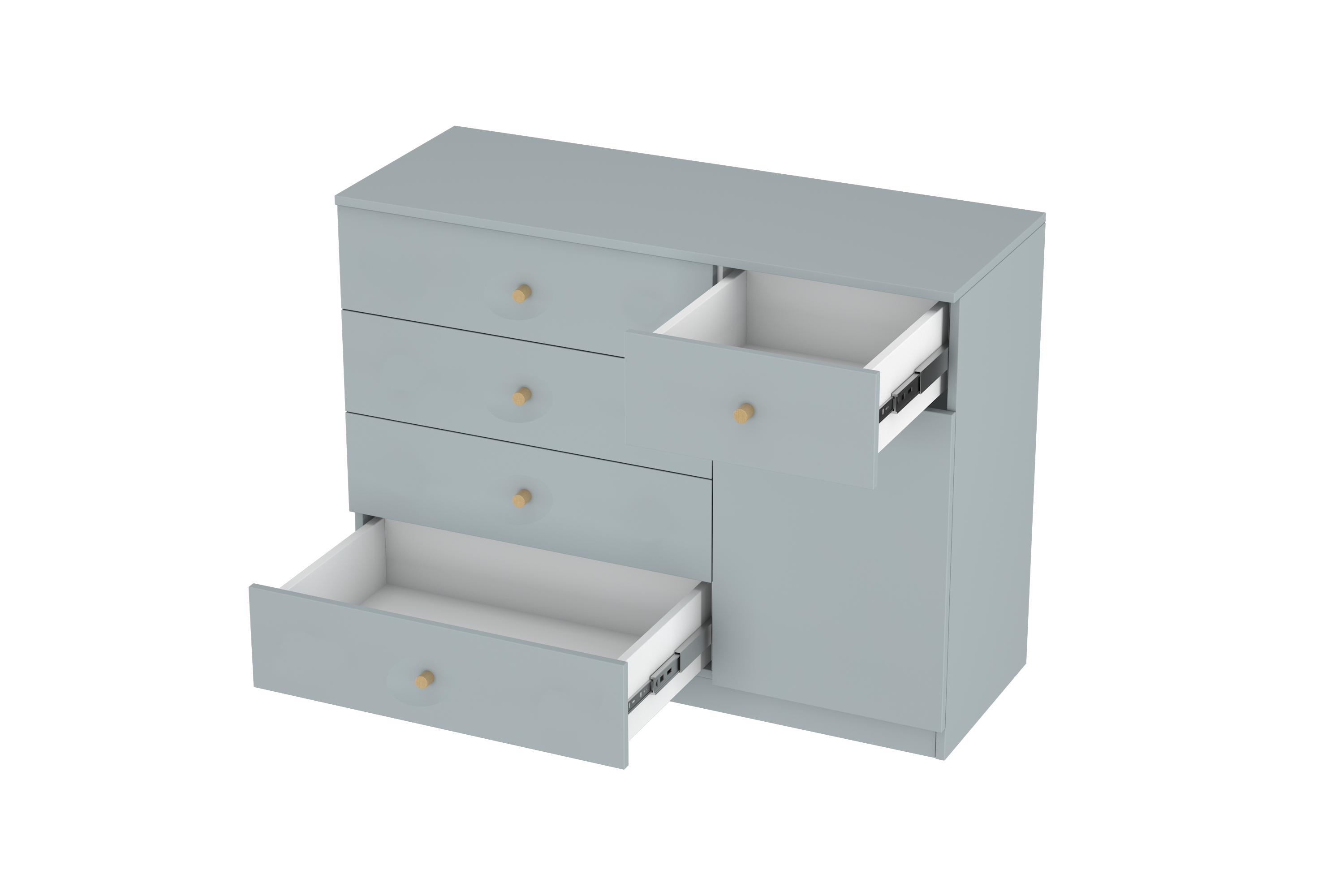 LittleBird Chest of Drawer S10 in Grey