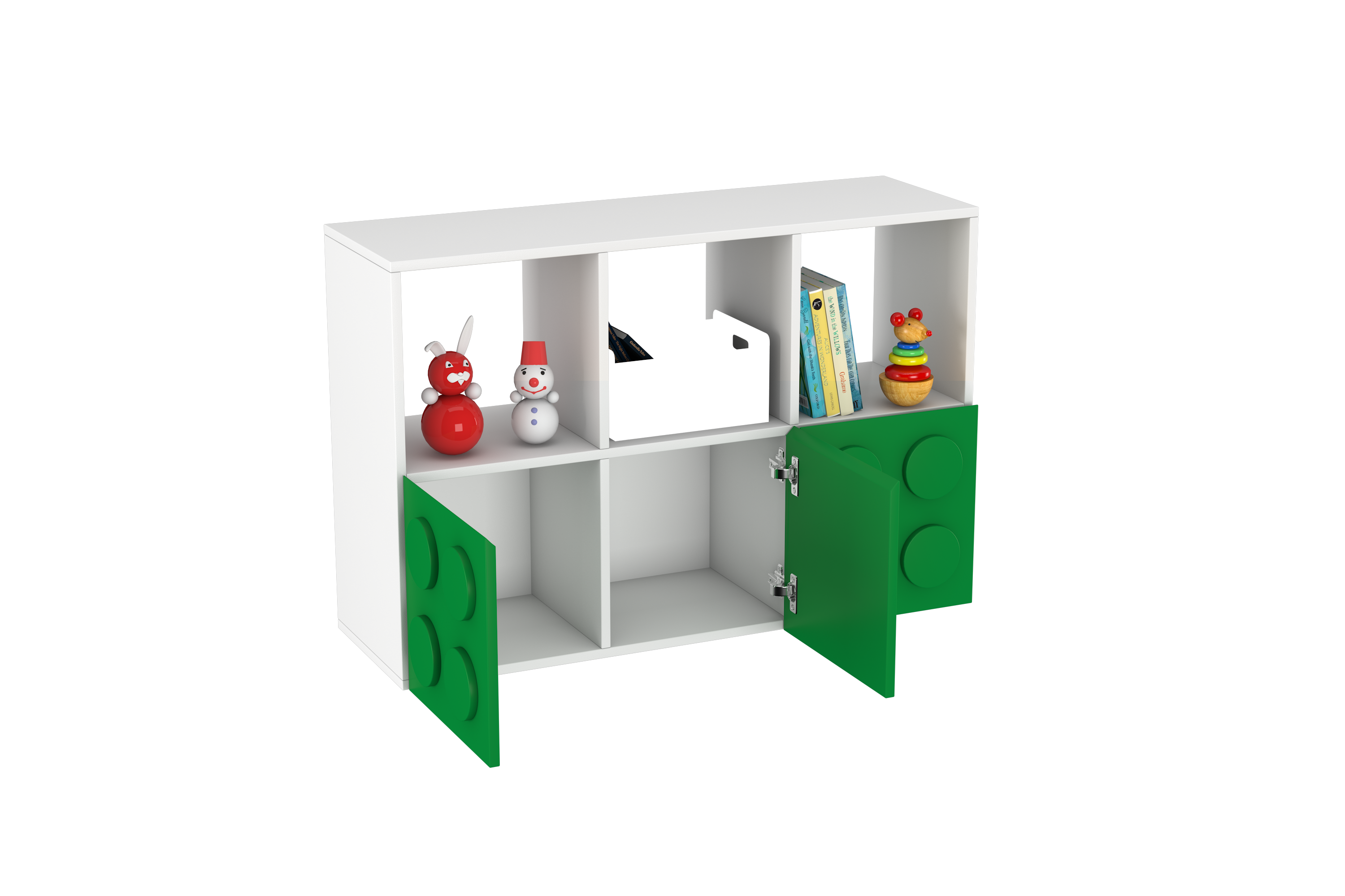 Lego Inspired Montessori Shelves 3x2