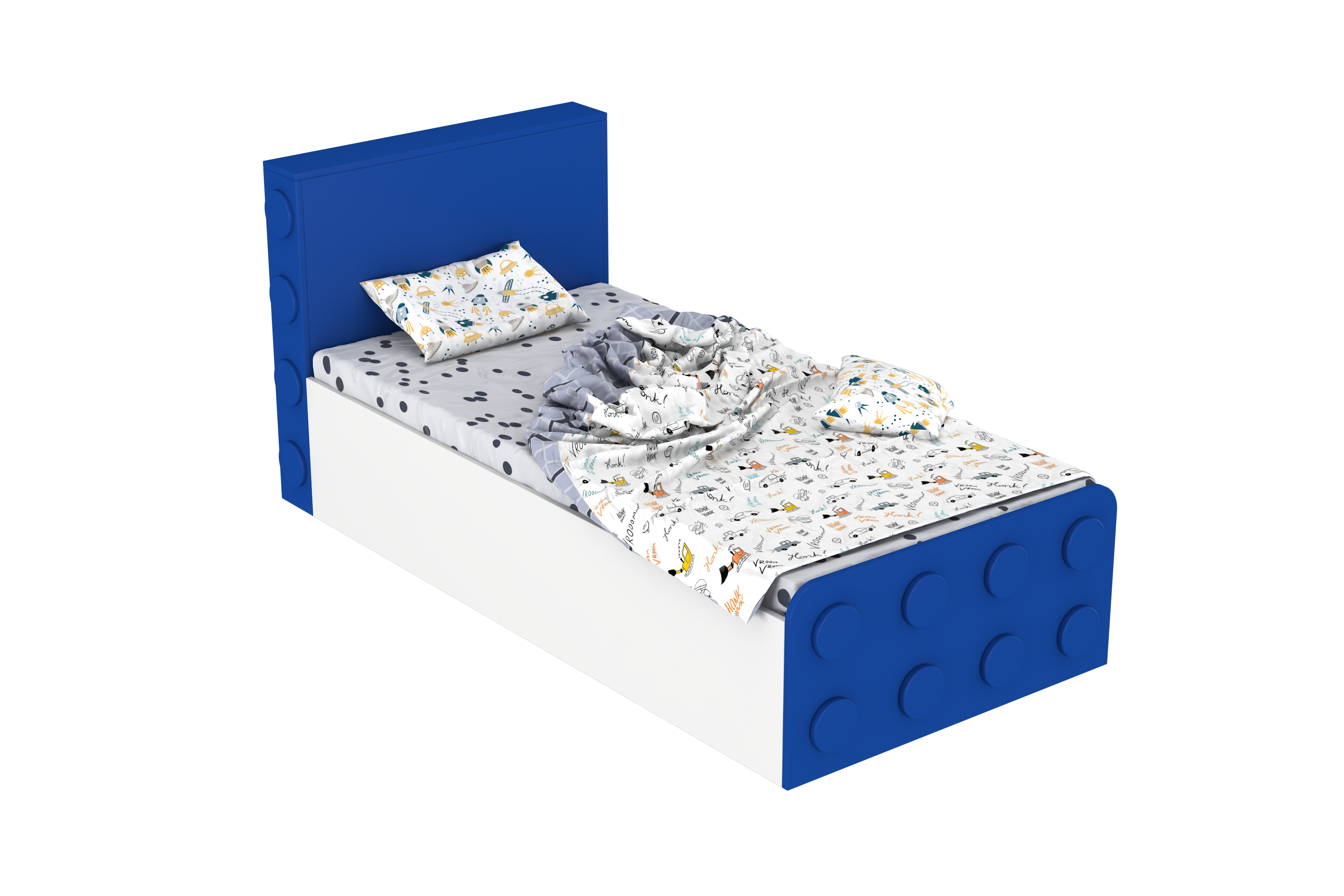 Lego Inspired Single Bed D1