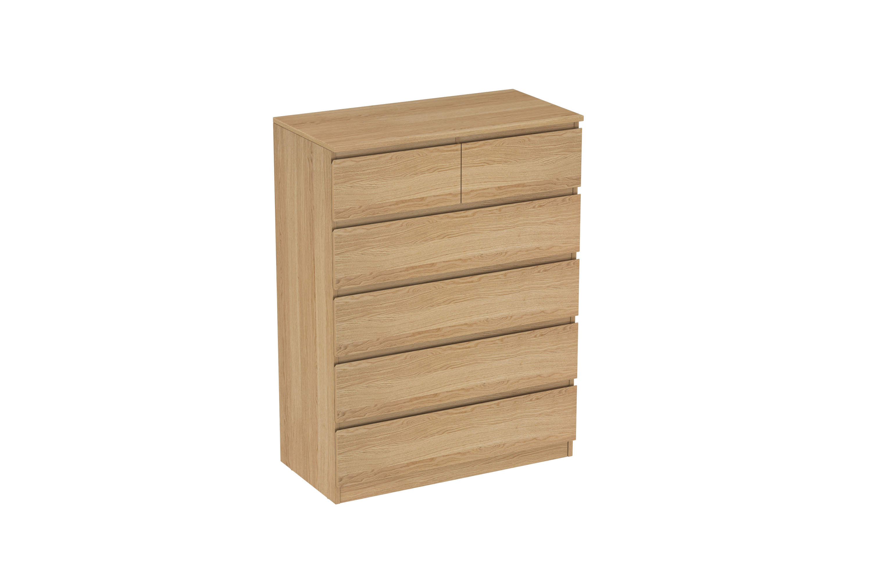 LittleBird Chest of Drawer S4 in Oak