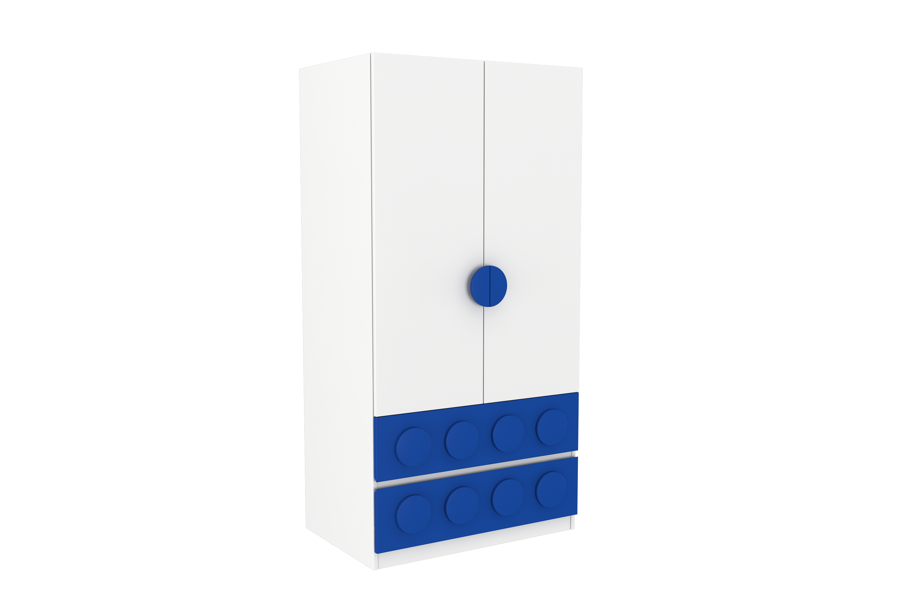Lego Inspired Two Door Wardrobe