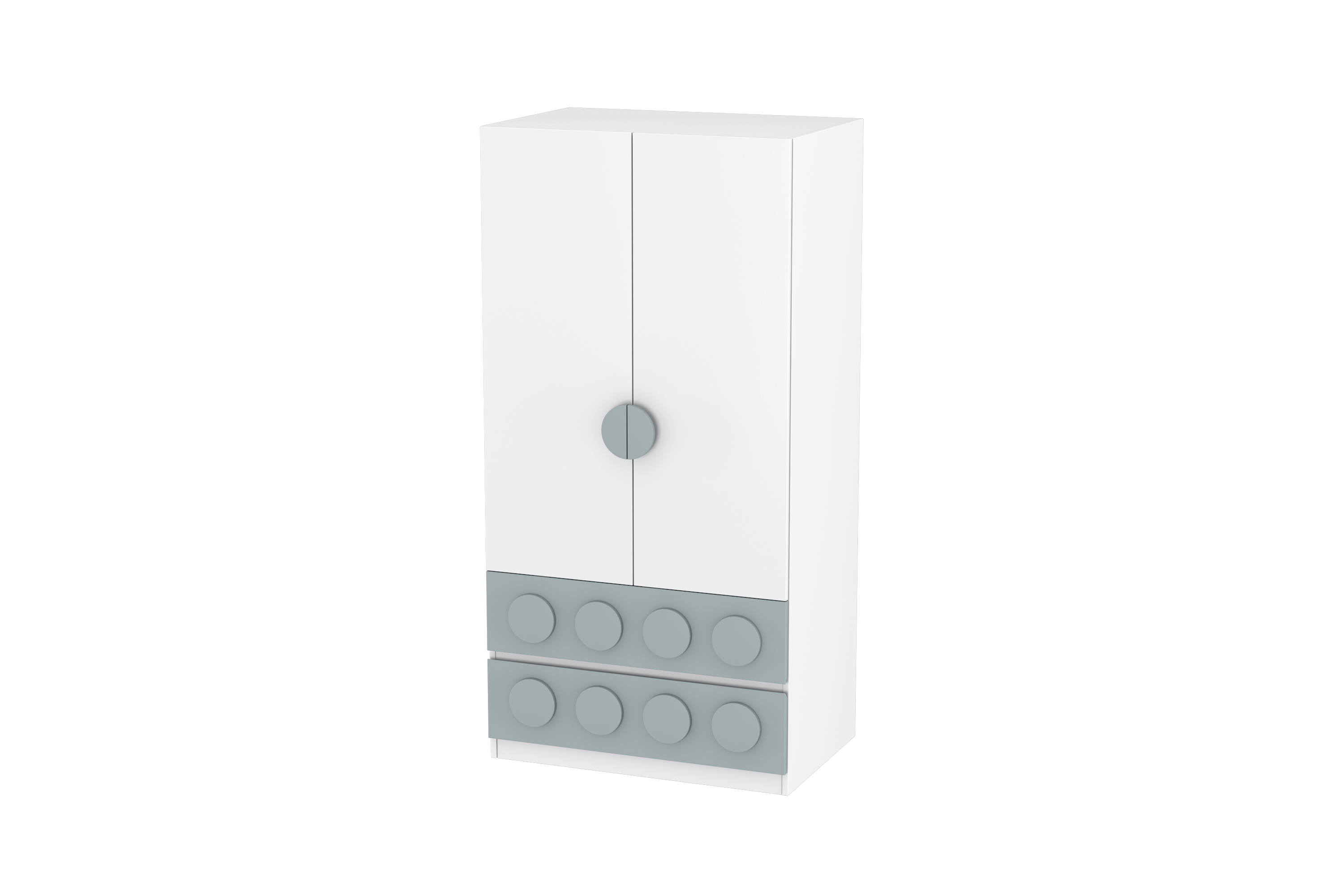 Lego Inspired Two Door Wardrobe