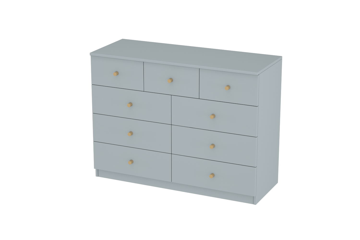 LittleBird Chest of Drawer S3 in Grey