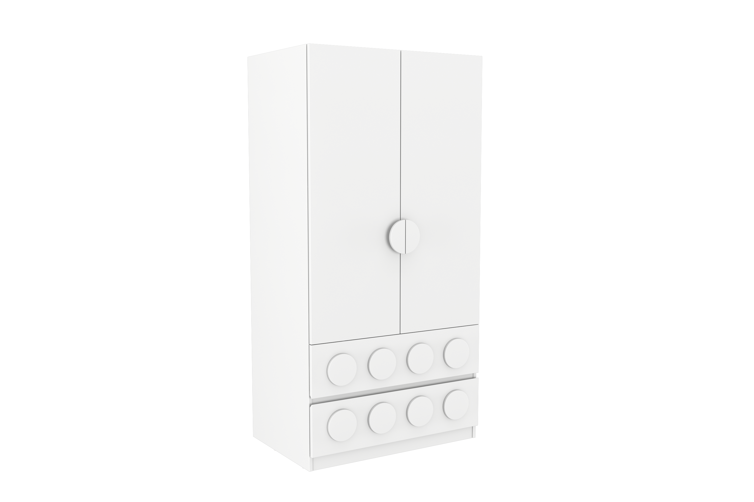 Lego Inspired Two Door Wardrobe