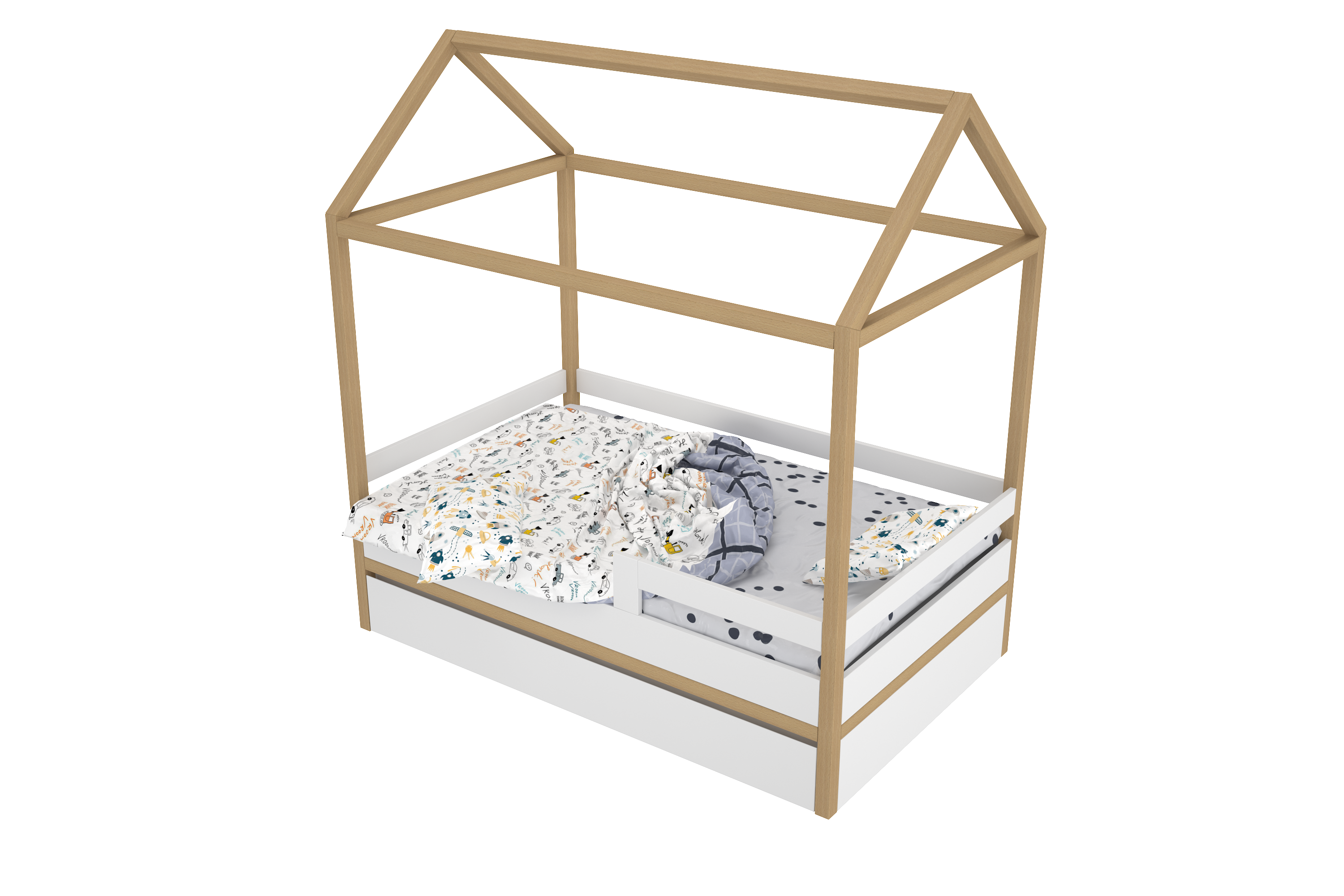 Hut Bed with Storage B3