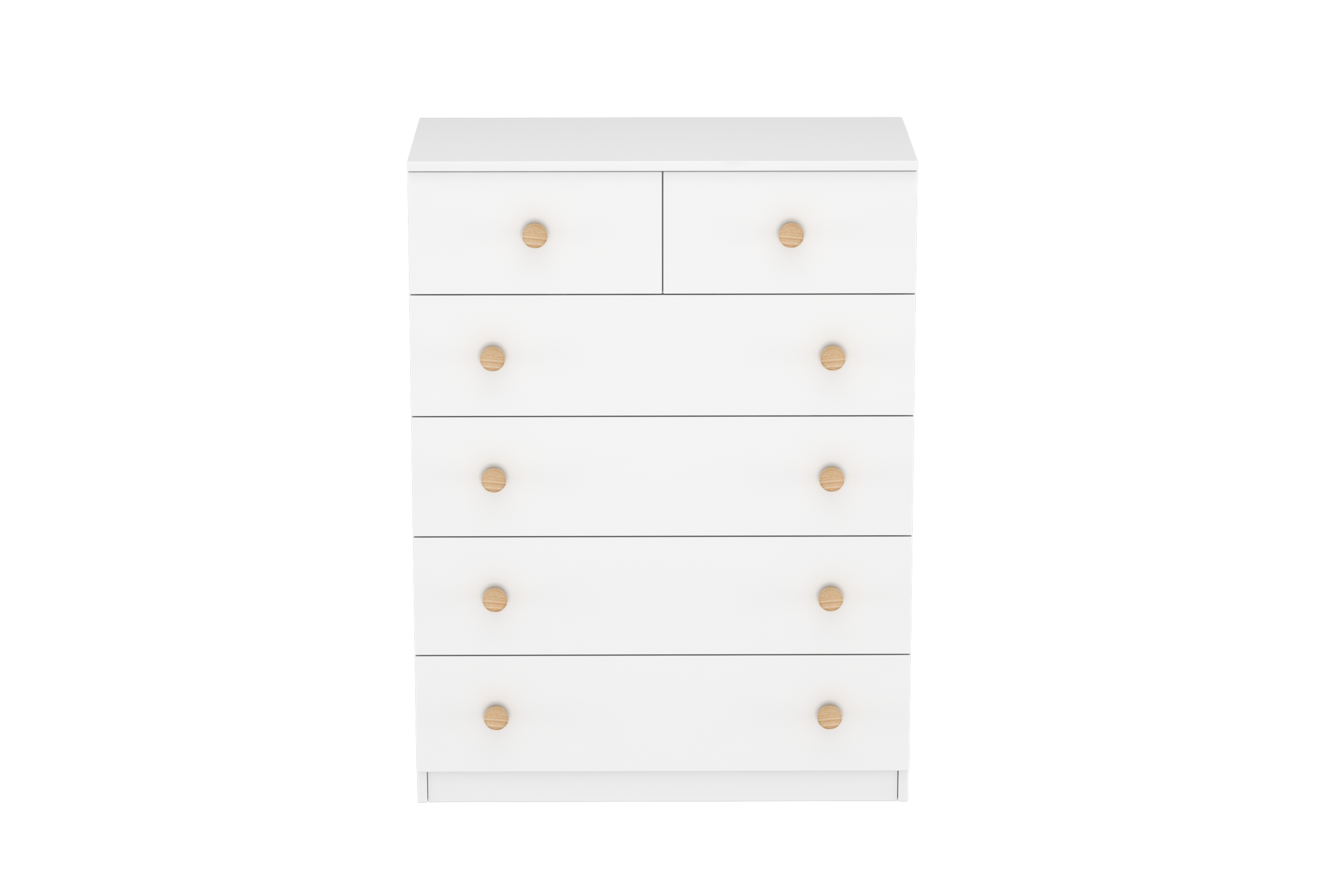 LittleBird Chest of Drawer S4 in White