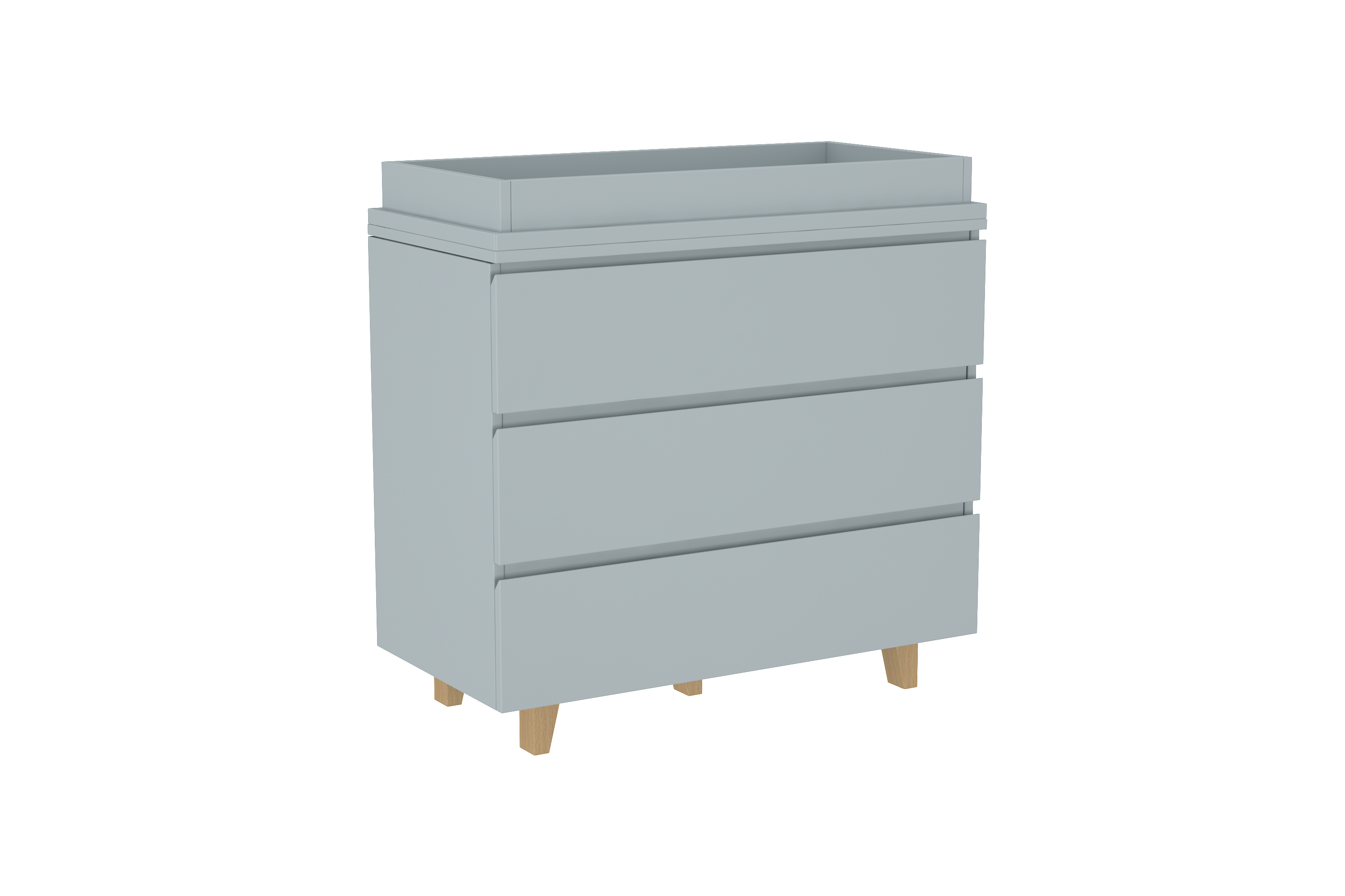 LittleBird Changing Station X1 in Grey with Groove Handle