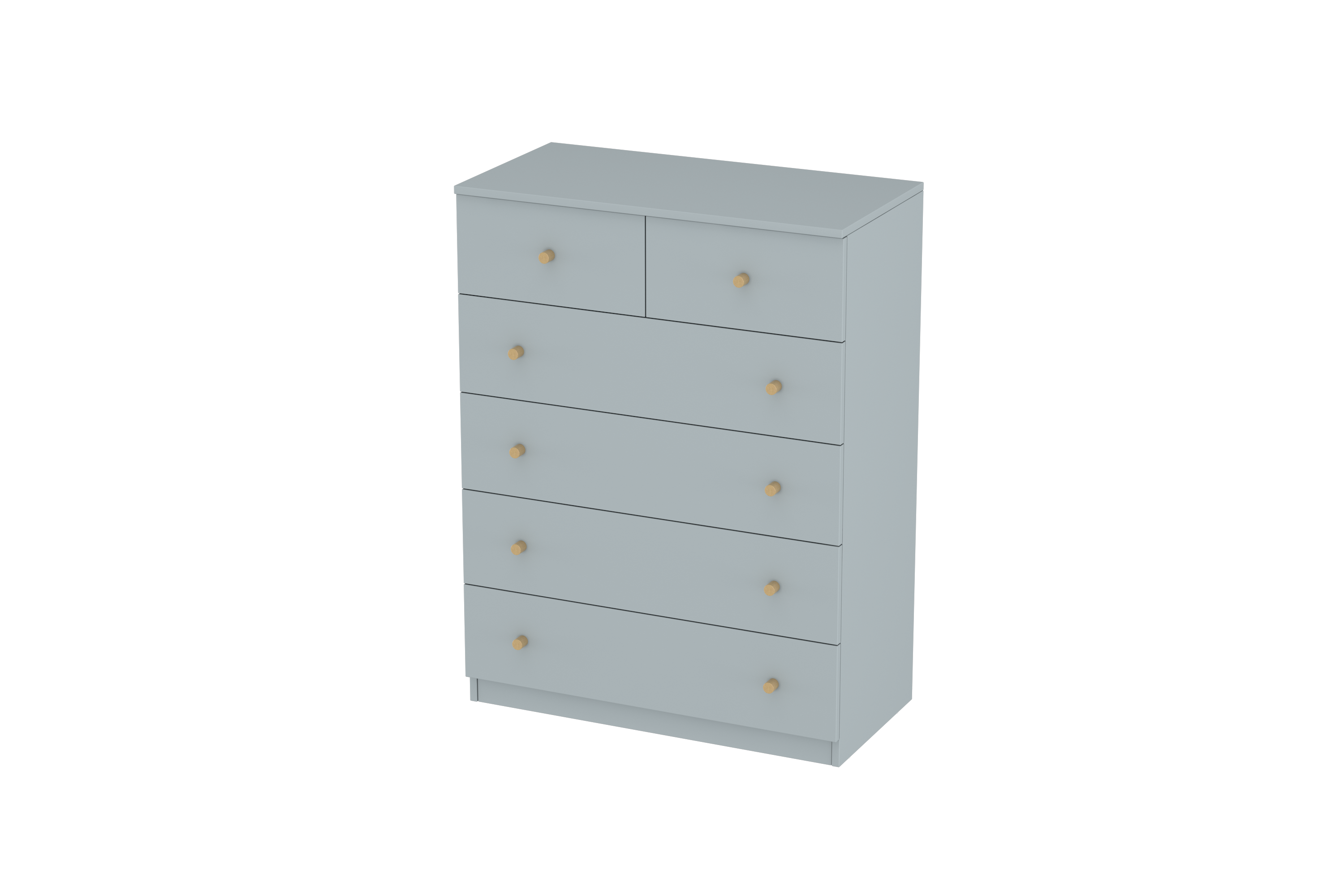 LittleBird Chest of Drawer S4 in Grey