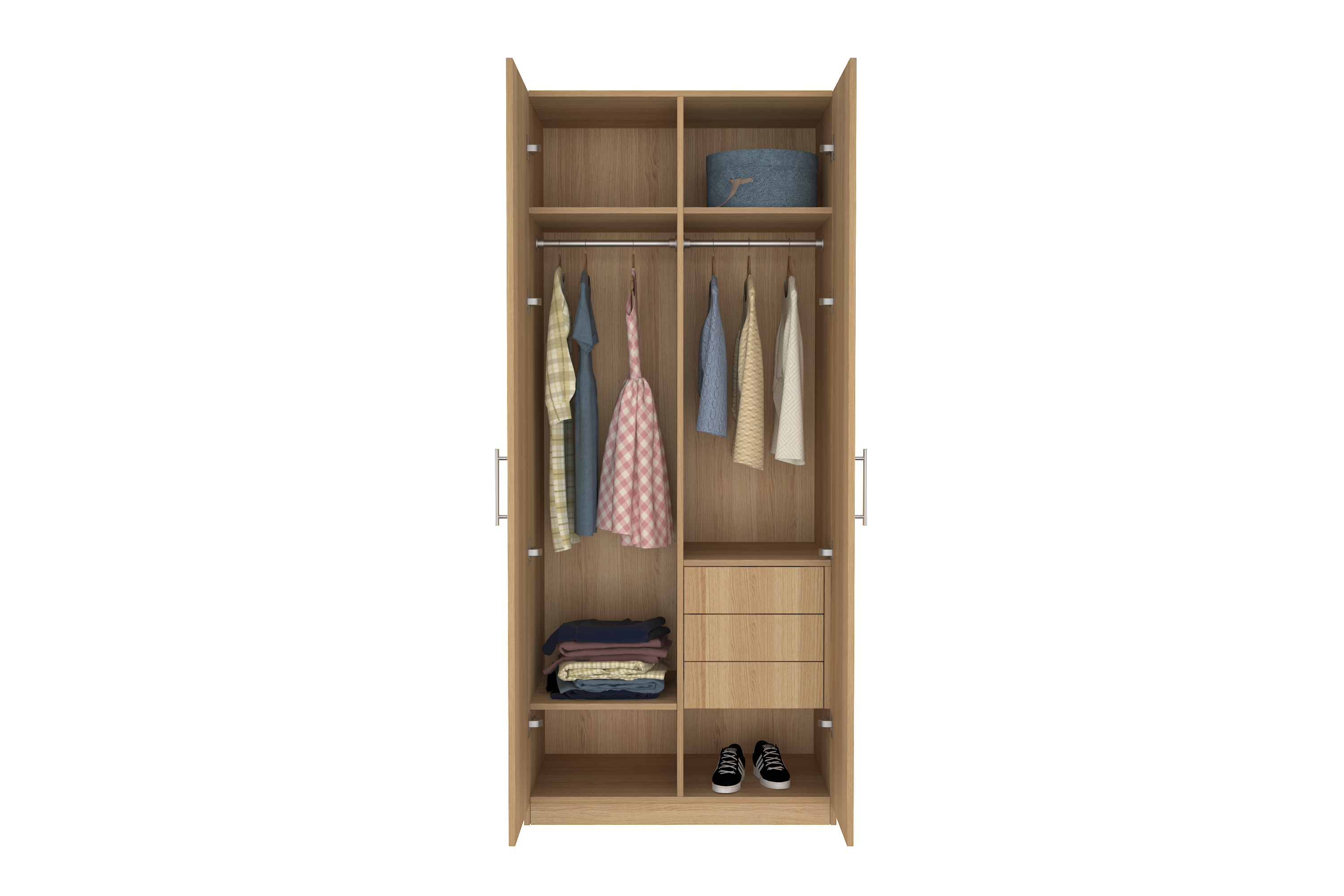 Elegant Two Door Wardrobe D3