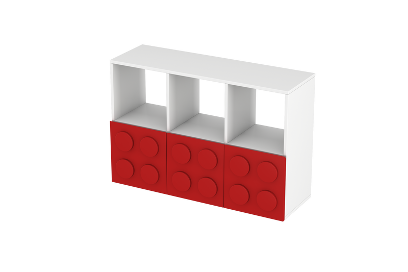 Lego Inspired Montessori Shelves 3x2