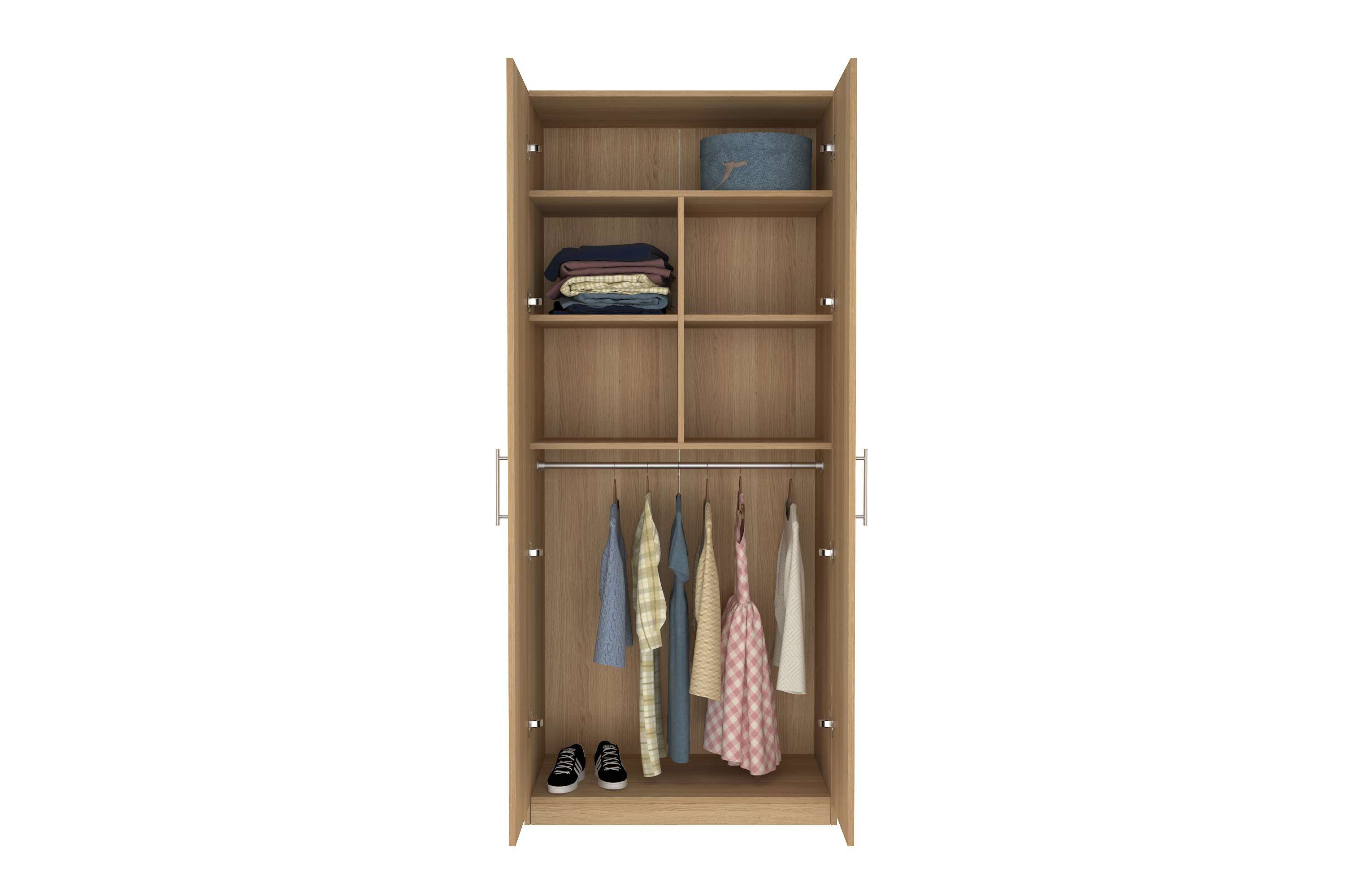 Elegant Two Door Wardrobe D2