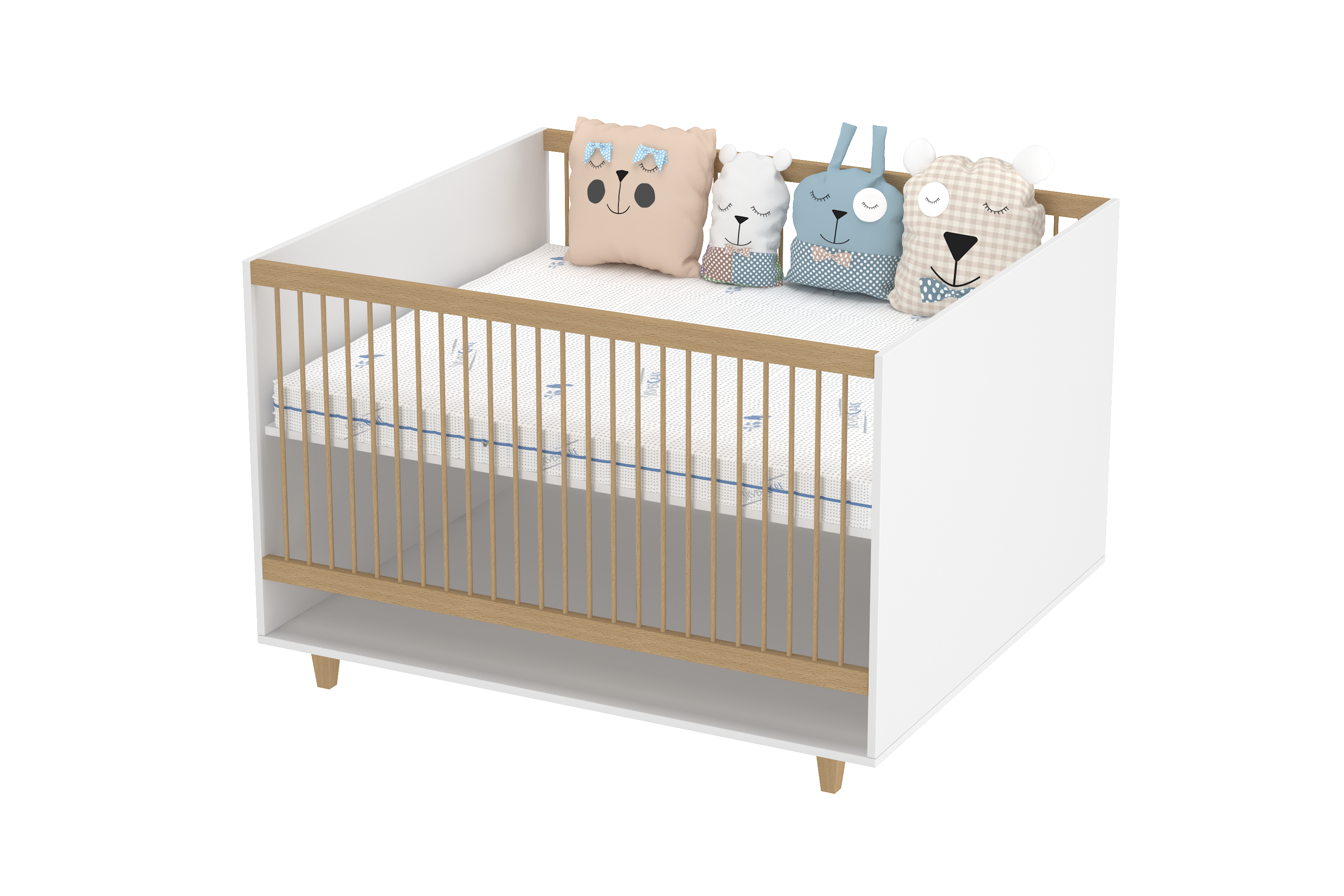 The Elegant Twin Crib