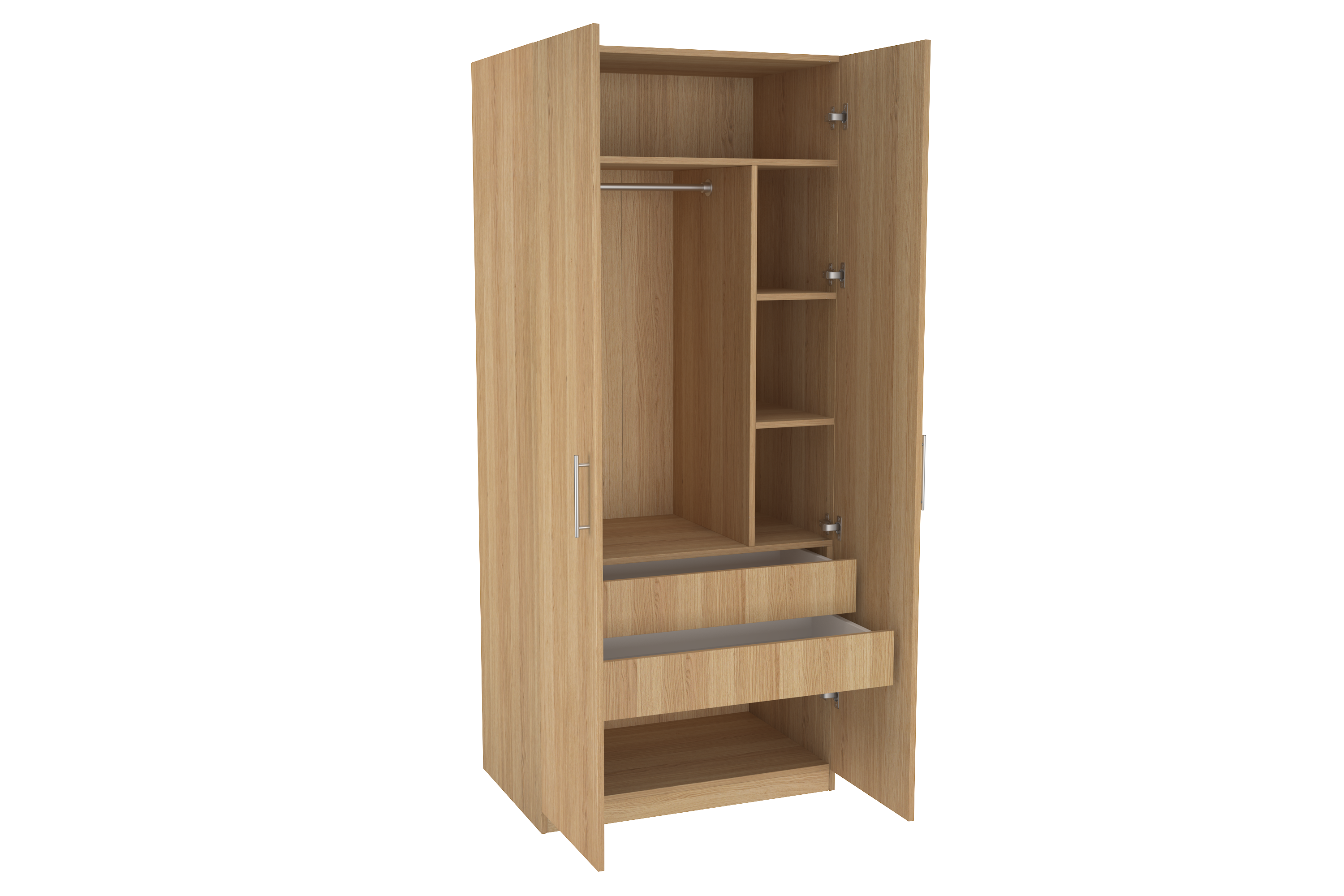 Elegant Two Door Wardrobe D4