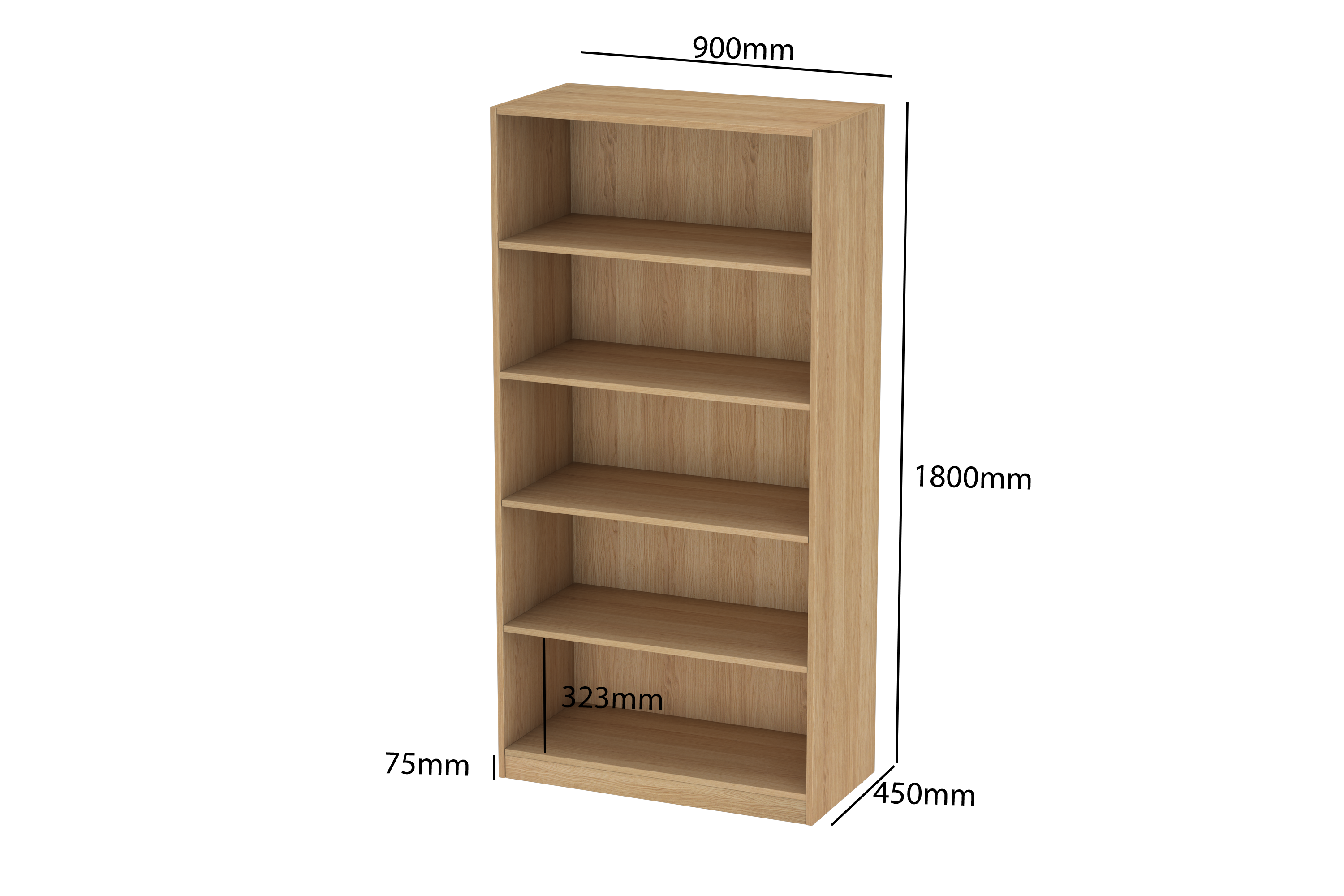 LittleBird Open Storage S2 in Oak