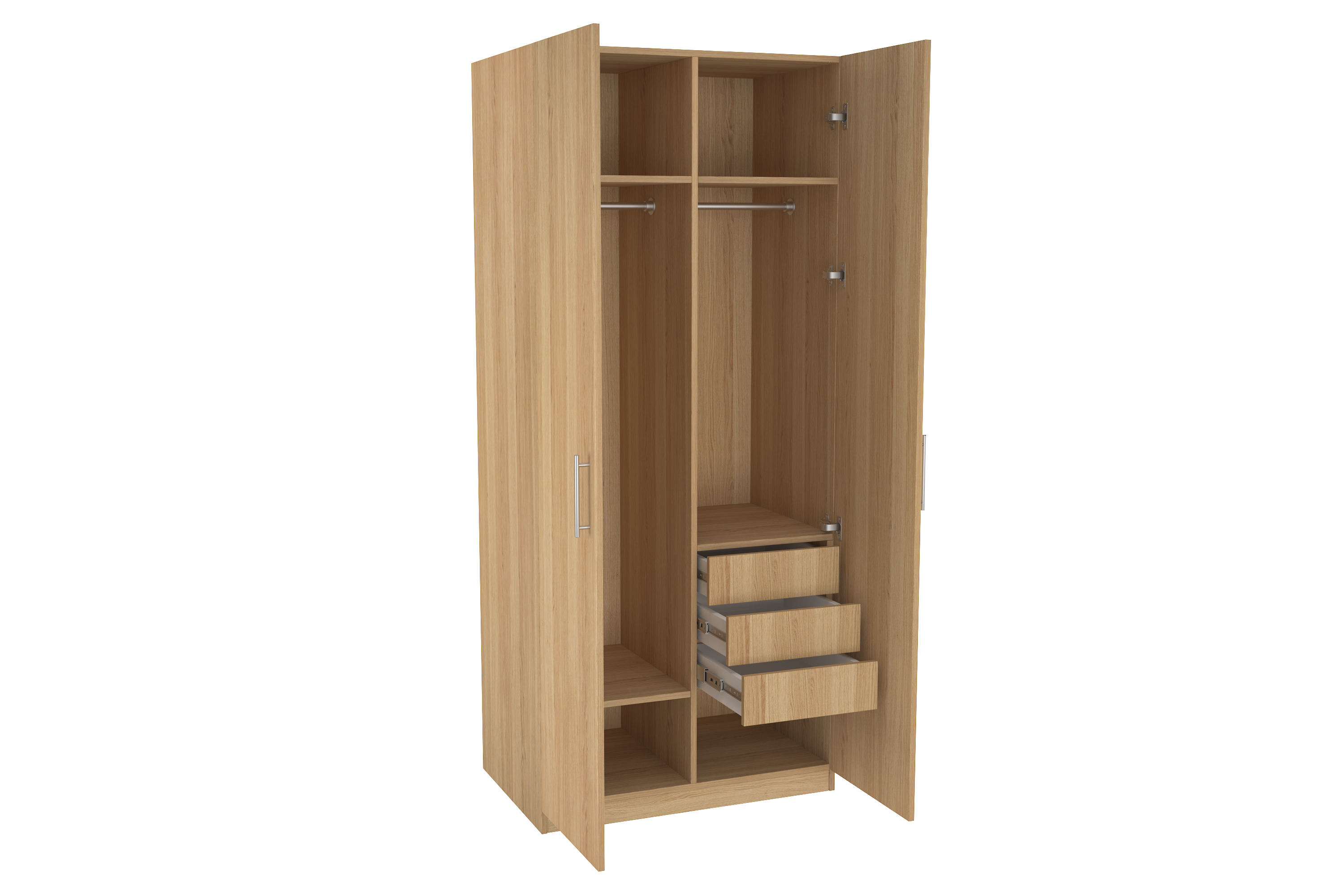 Elegant Two Door Wardrobe D3